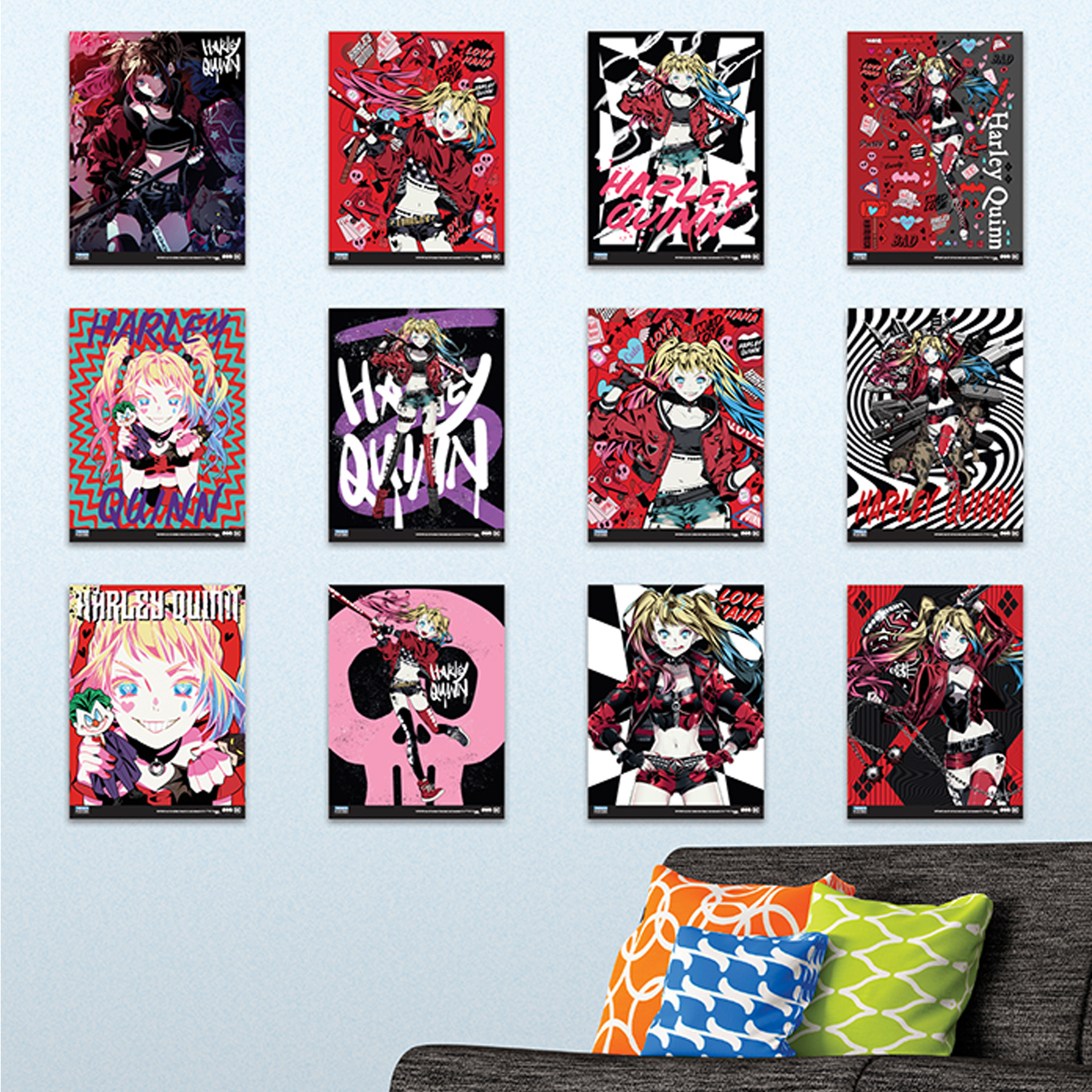 DC Comics™ Harley Quinn™ Poster Book 12-Count