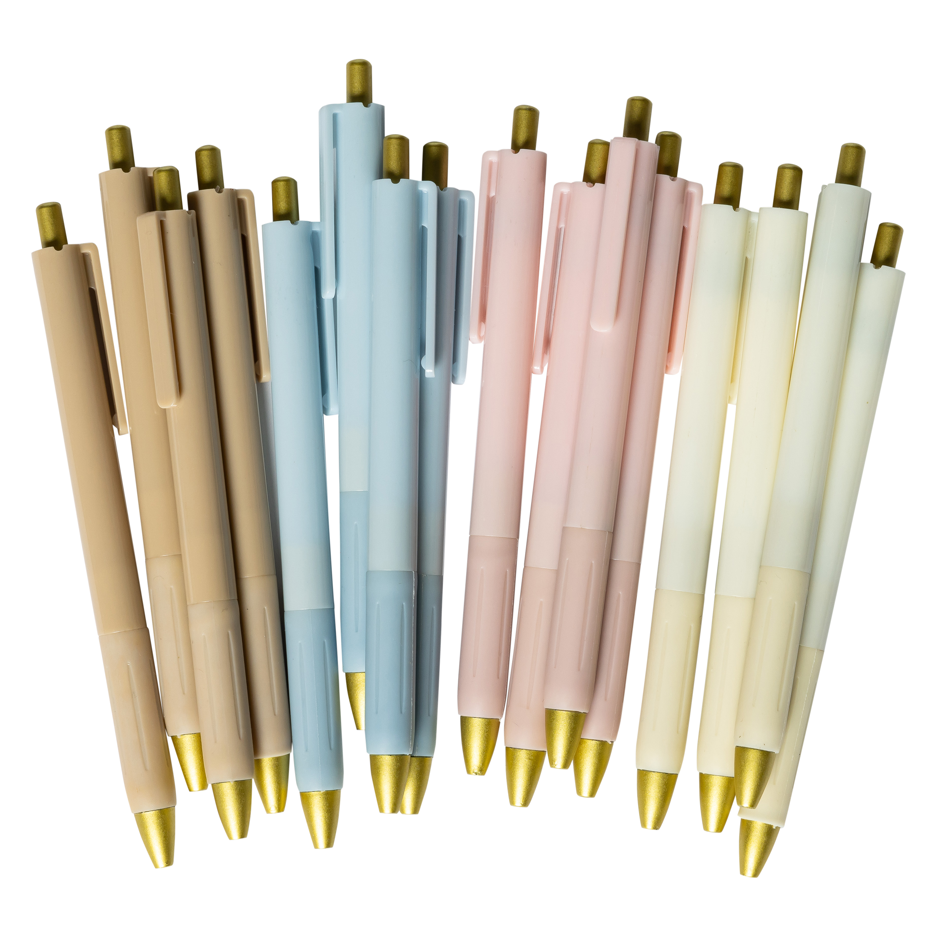 16-Count Metallic Click Pens