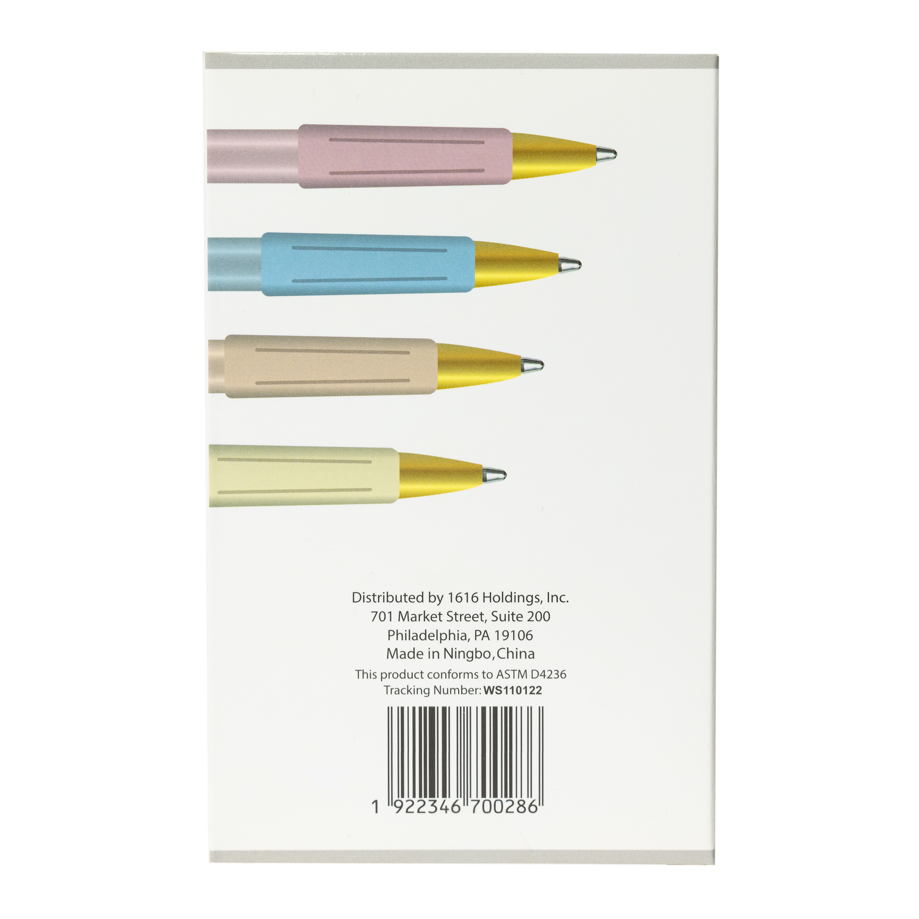 16-Count Metallic Click Pens