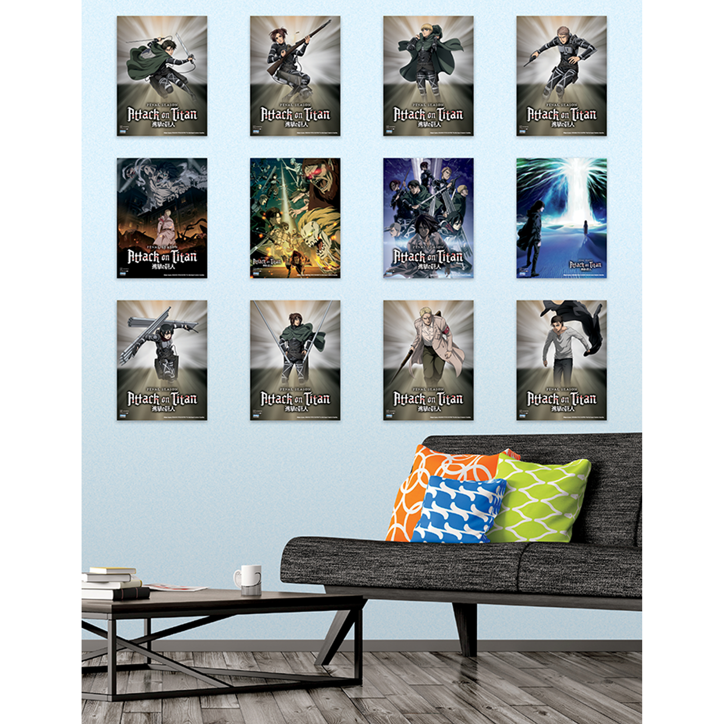 attack on titan™ book of posters 12-count