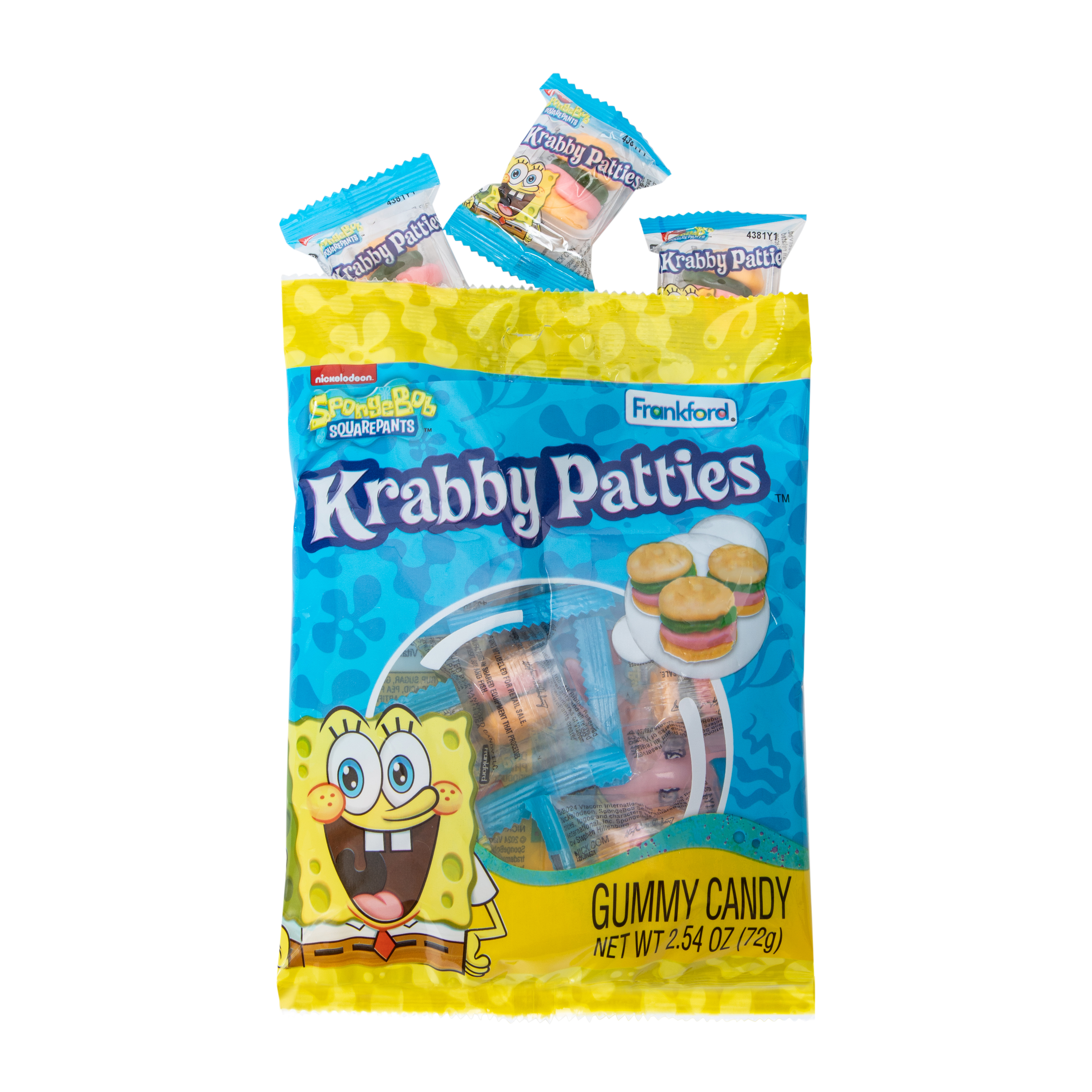 SpongeBob SquarePants® Krabby Patties™ Gummy Candy 2.54oz