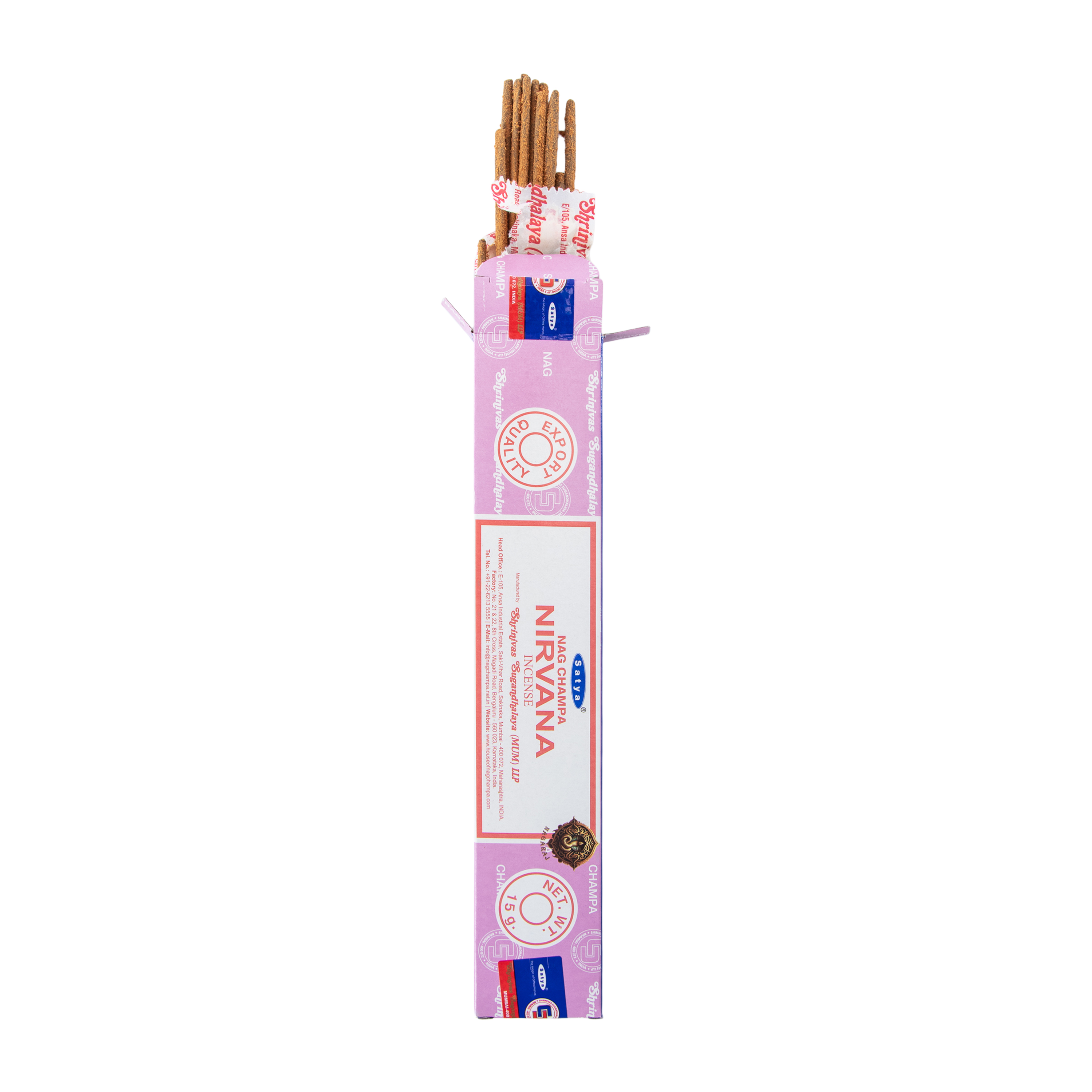 satya® nag champa nirvana incense sticks