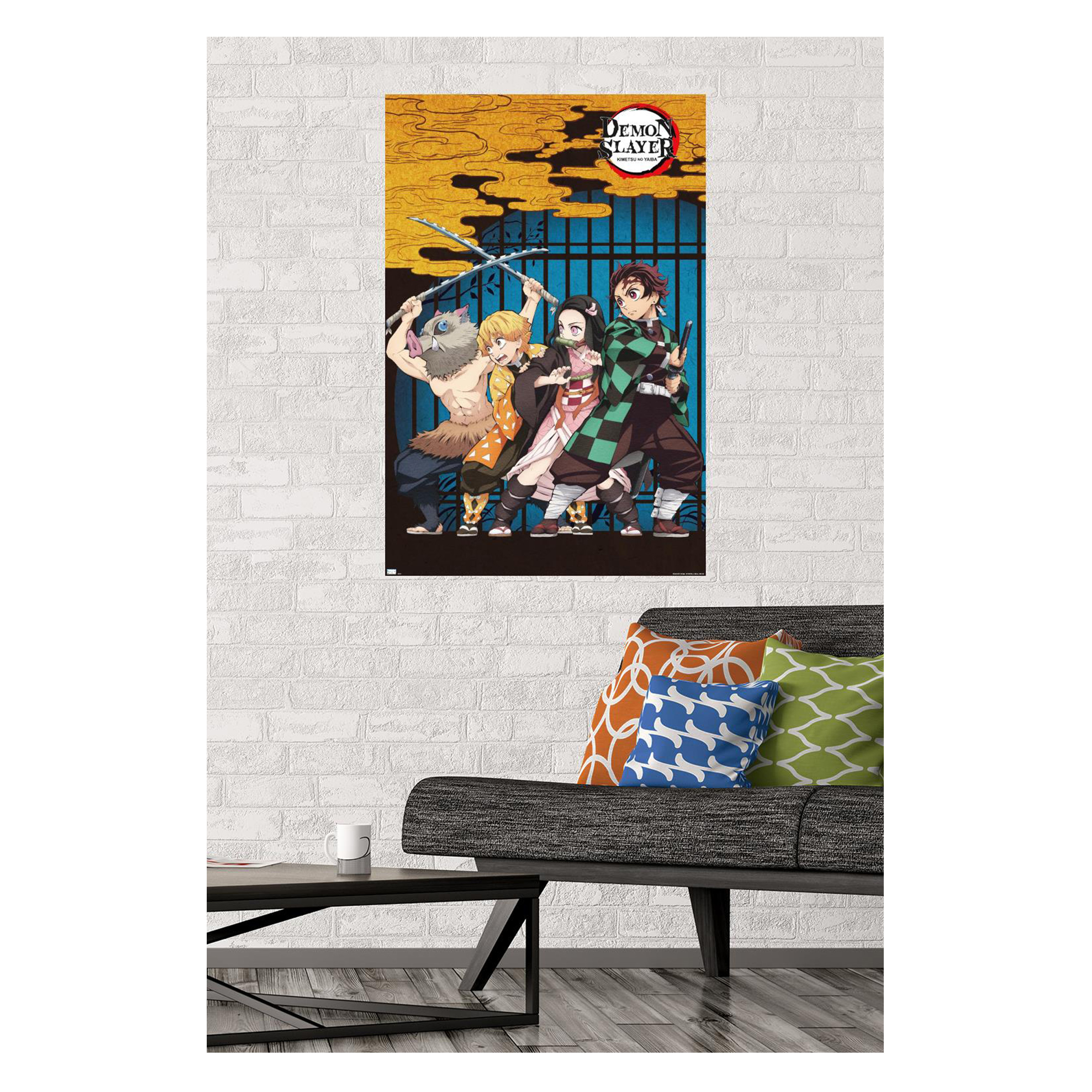 Demon Slayer Group Anime Poster 22.37in x 34in