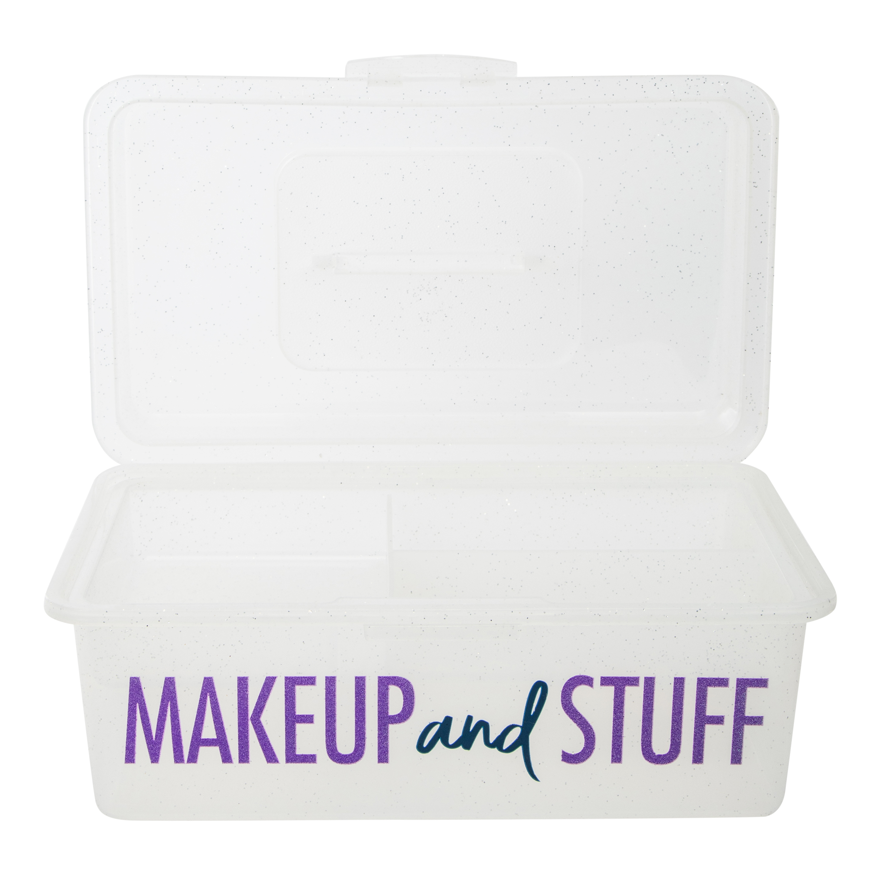 Makeup Organizer Box With Tray 9.6in x 5.6in