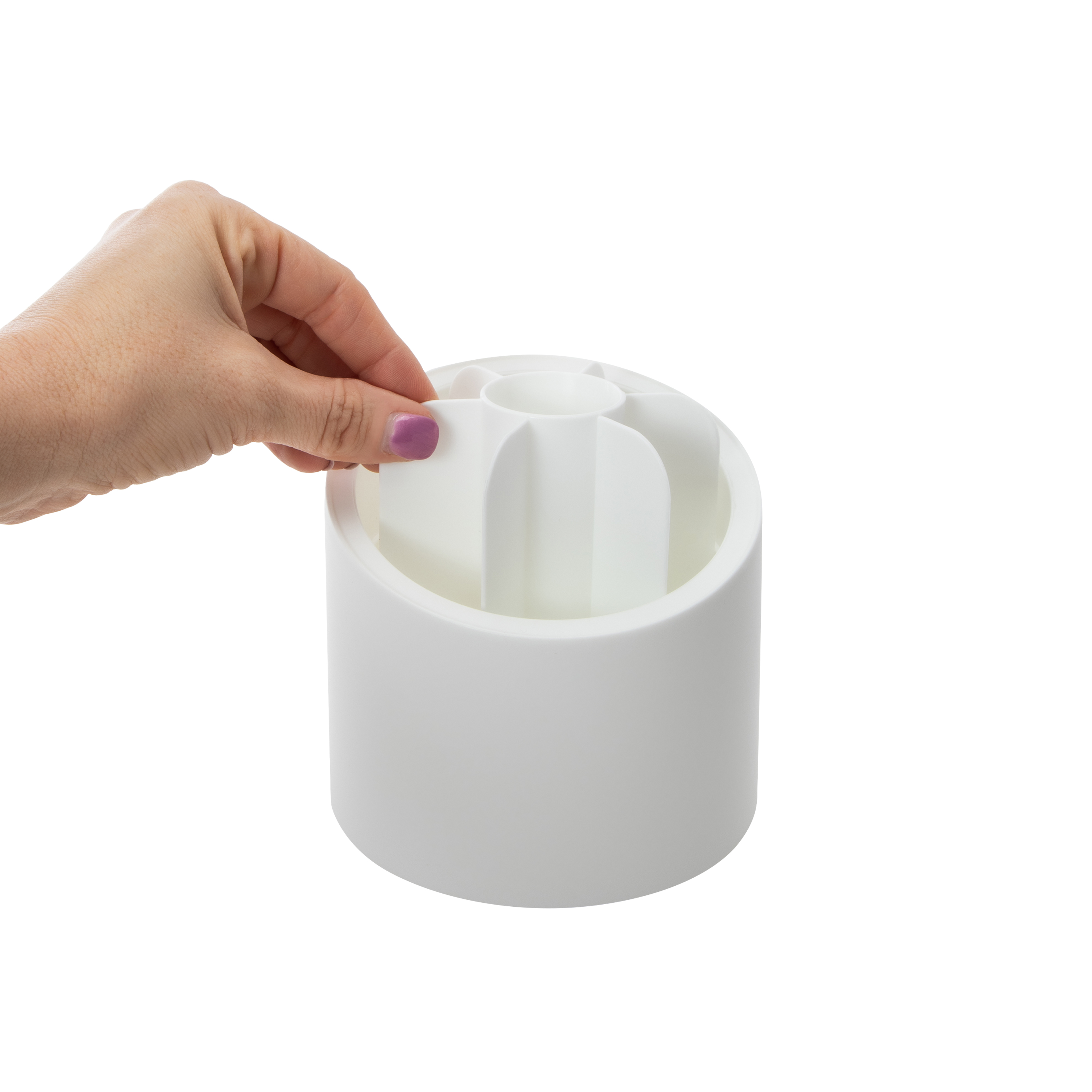 Rotating Makeup Brush Organizer 5in