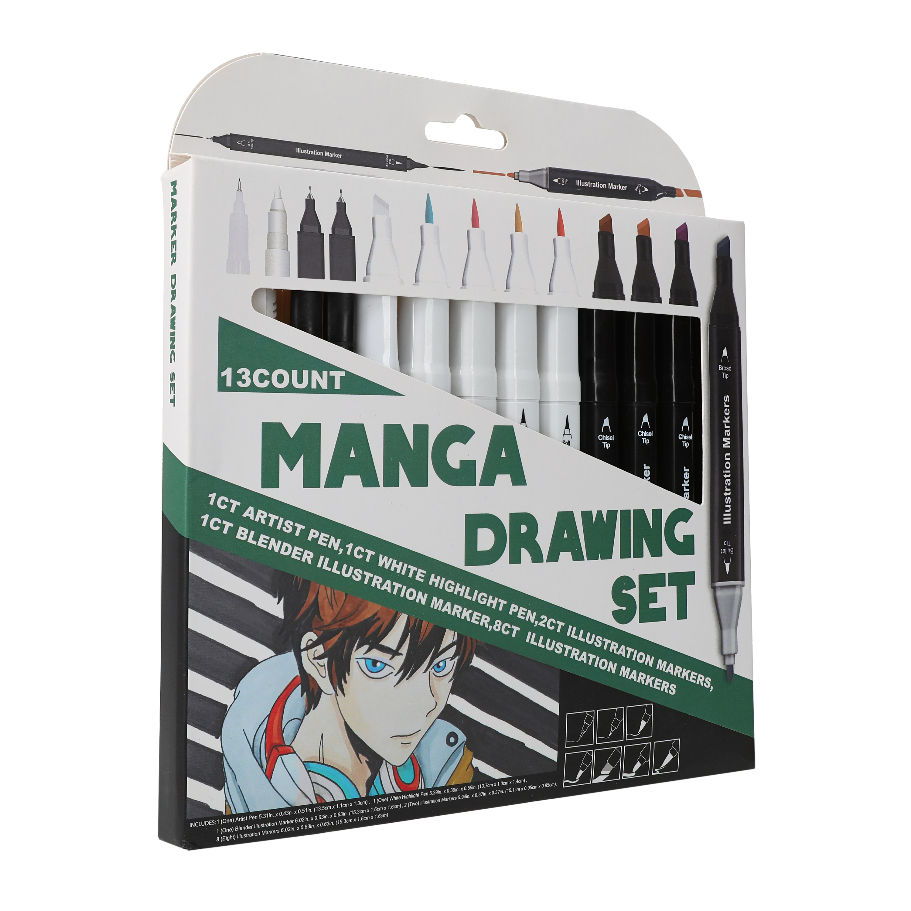 Manga Drawing Set 13-Piece