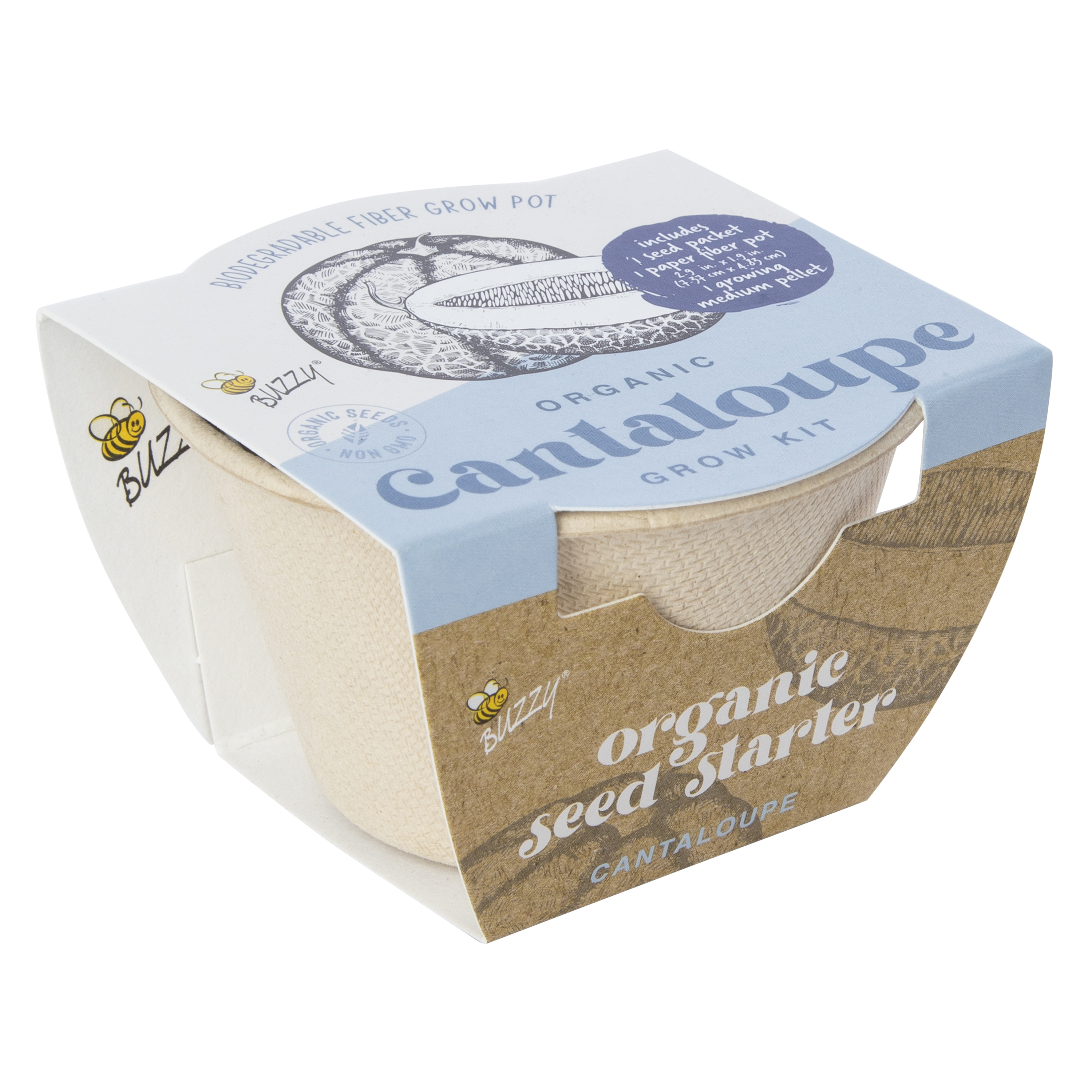 Organic Grow Kit - Cantaloupe