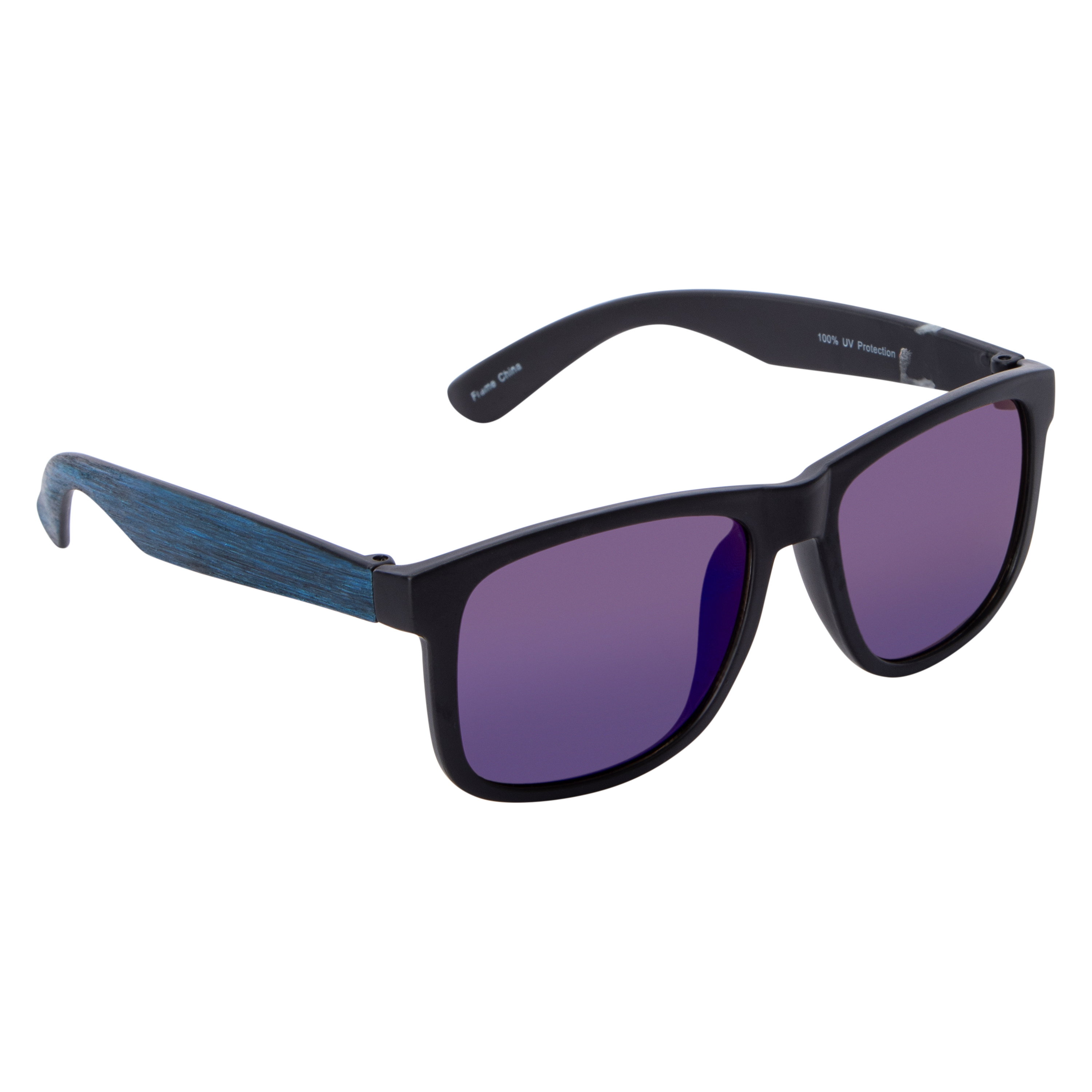 Mens Matte Woodgrain Sunglasses