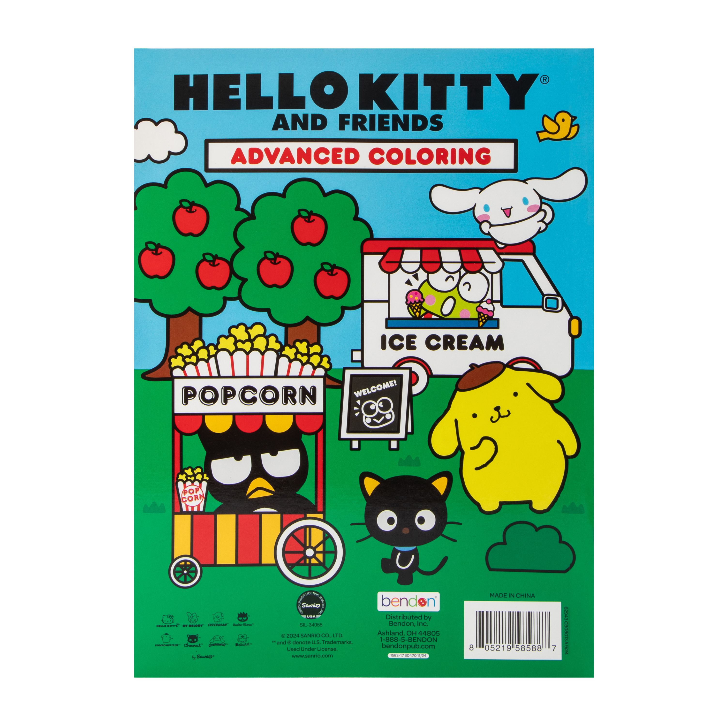 Hello Kitty® And Friends Advanced Coloring Book