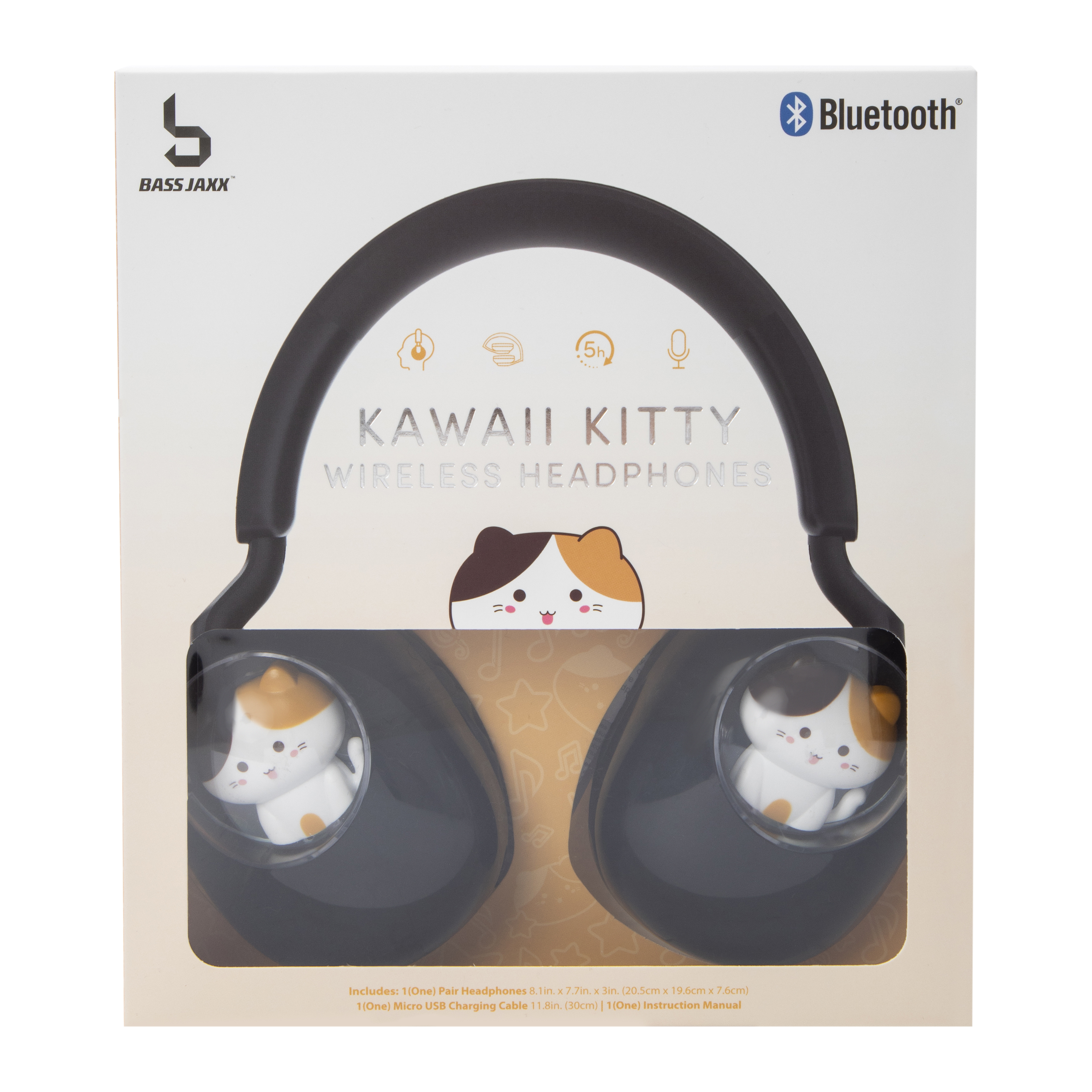 Kawaii Bluetooth® Wireless Headphones With Mic