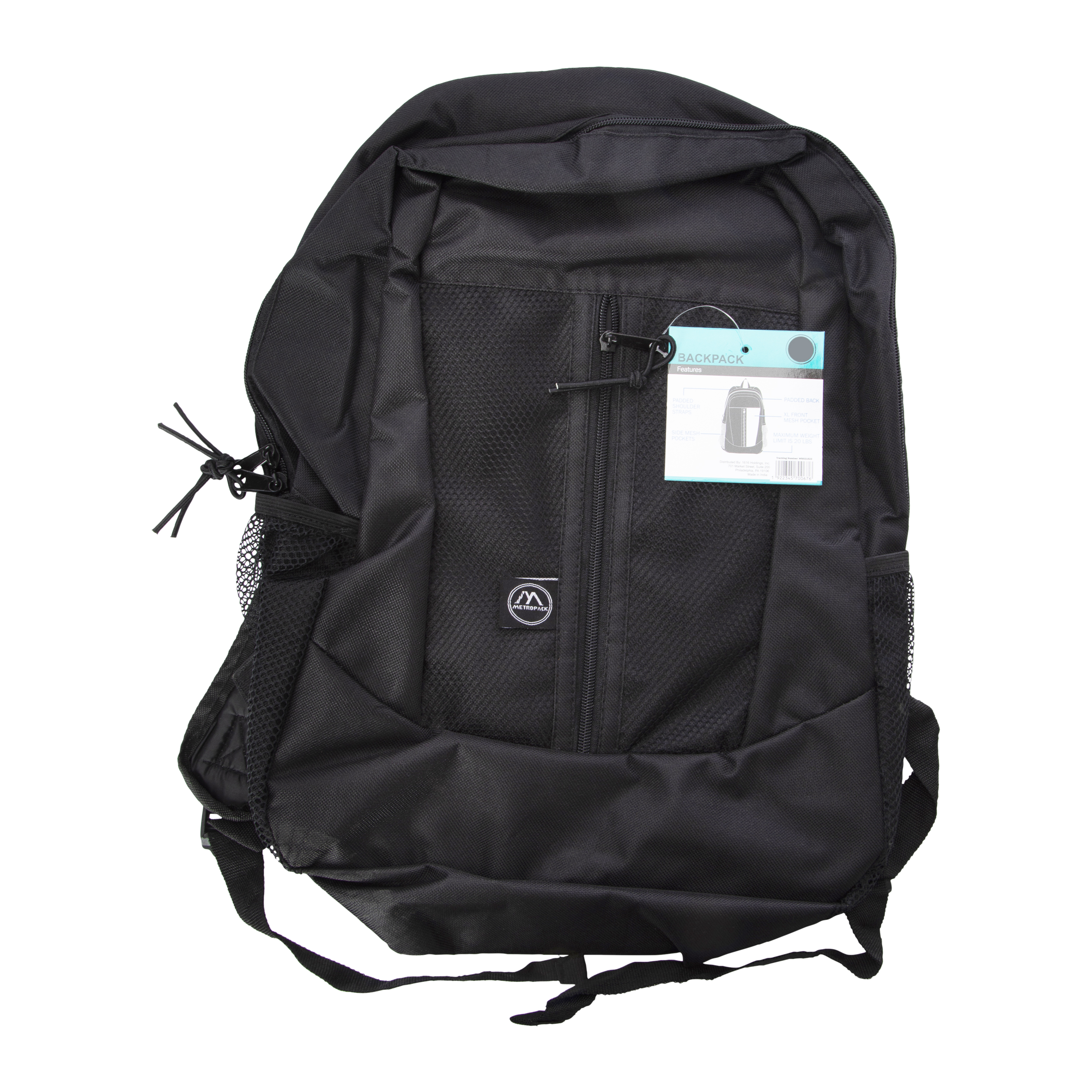Front Mesh Pocket Backpack 16in