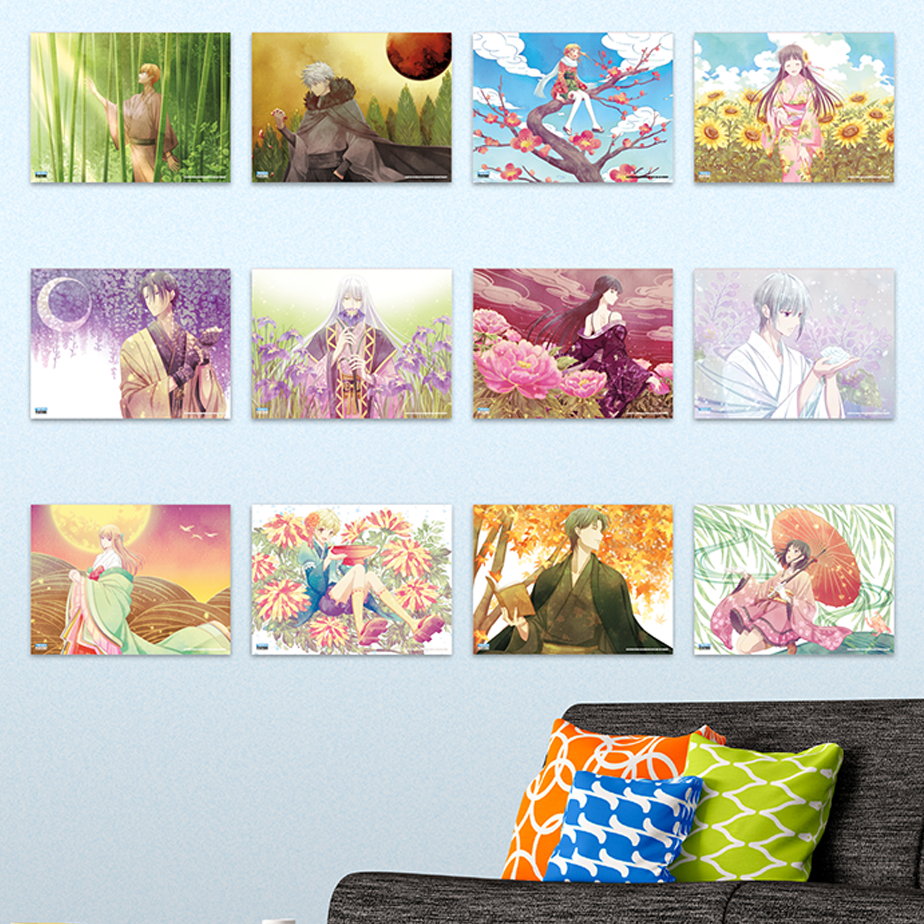 Fruits Basket Poster Book 12-Count