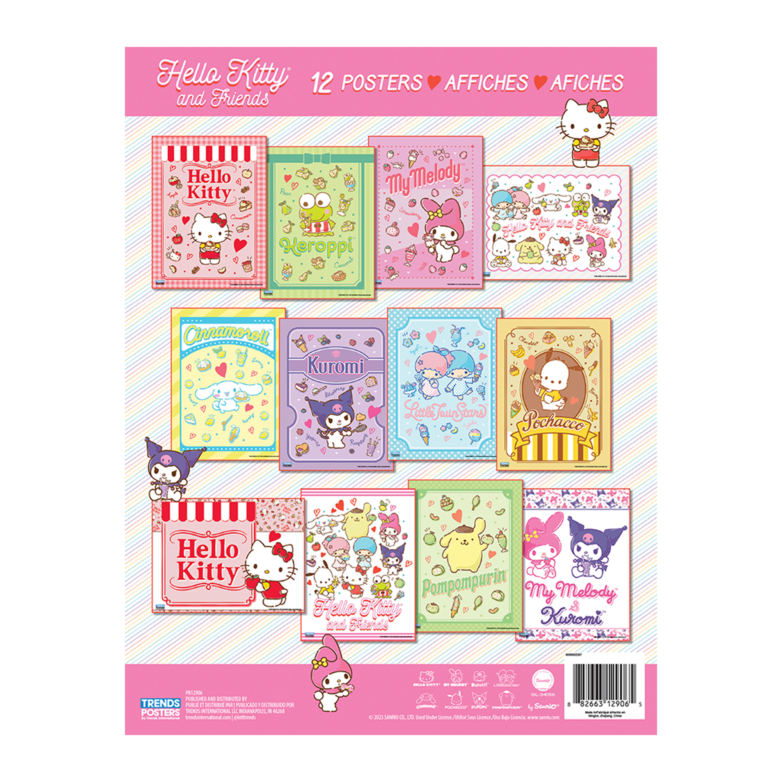 Hello Kitty And Friends® Poster Book 12-Count