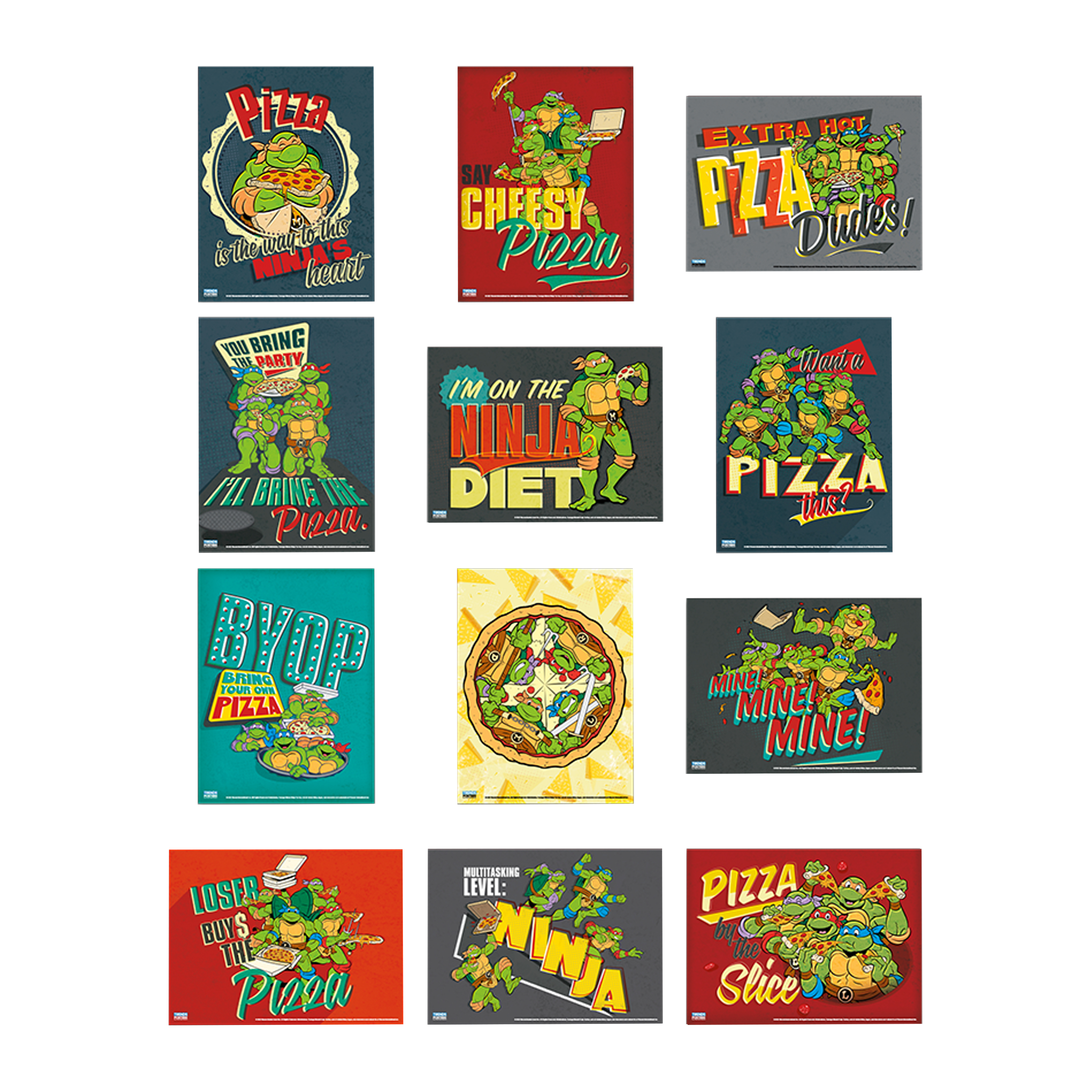 Teenage Mutant Ninja Turtles® Poster Book 12-Count