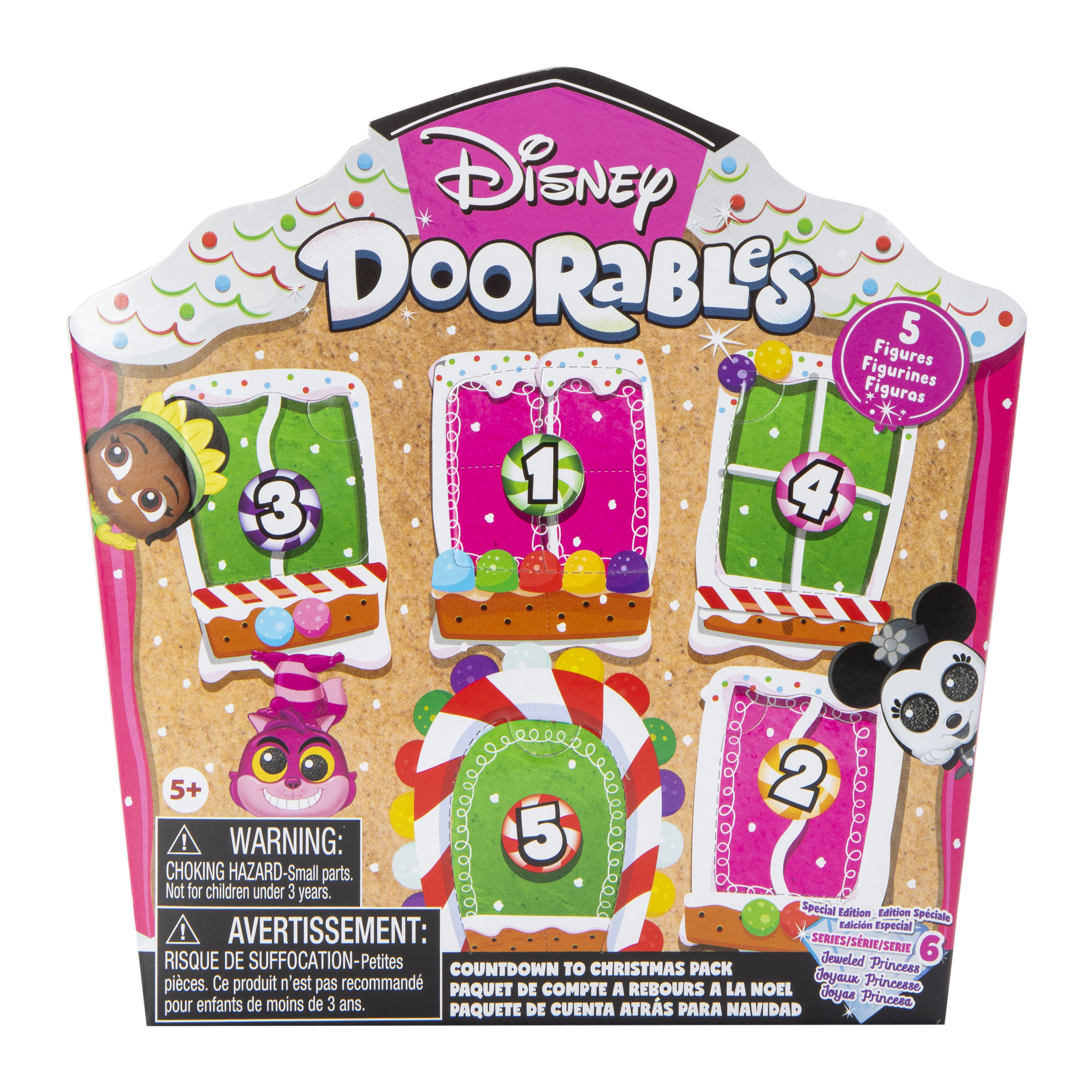 Disney Doorables Countdown To Christmas Pack 5-Count