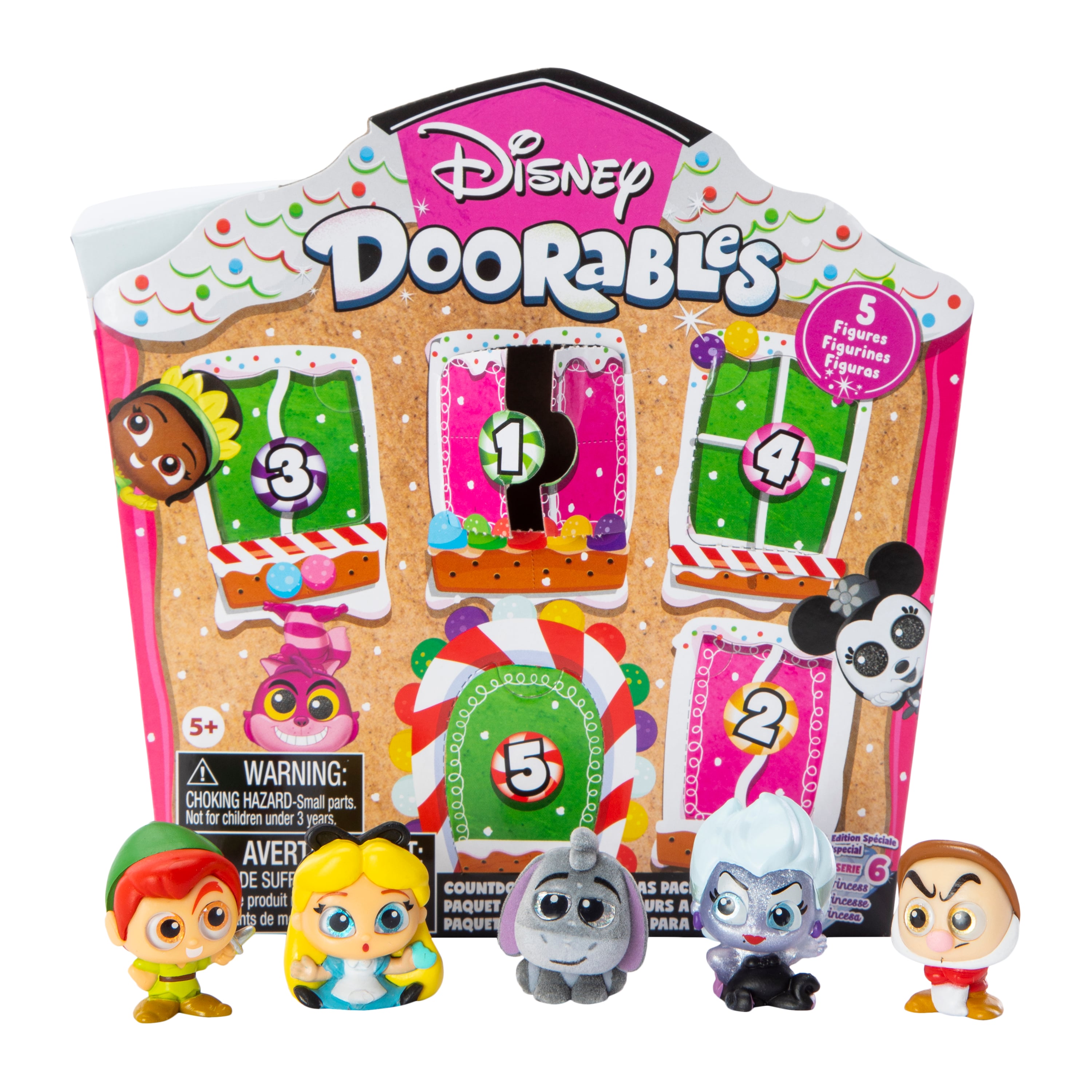 Disney Doorables Countdown To Christmas Pack 5-Count