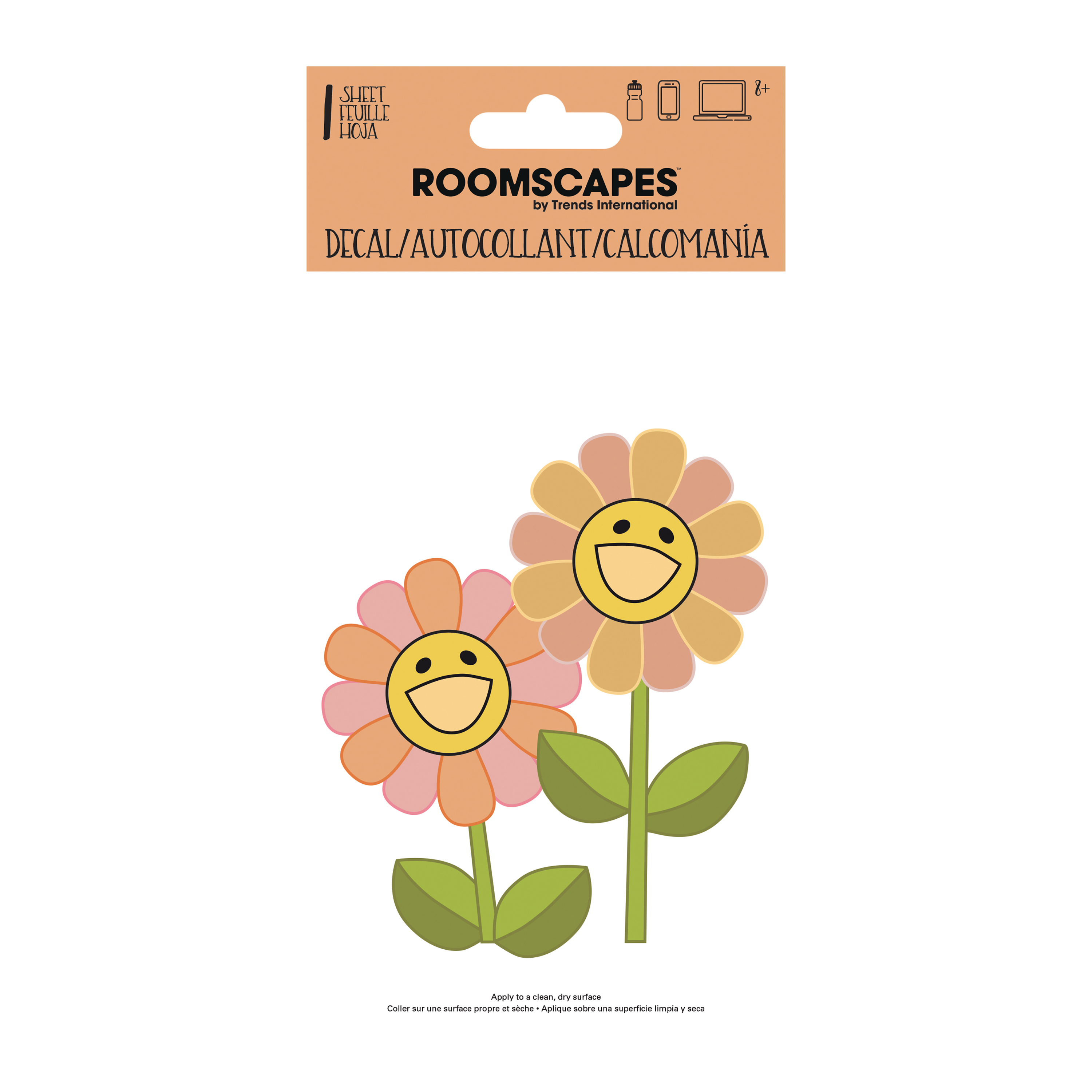 Sunflower Sticker Decal 4in x 8in