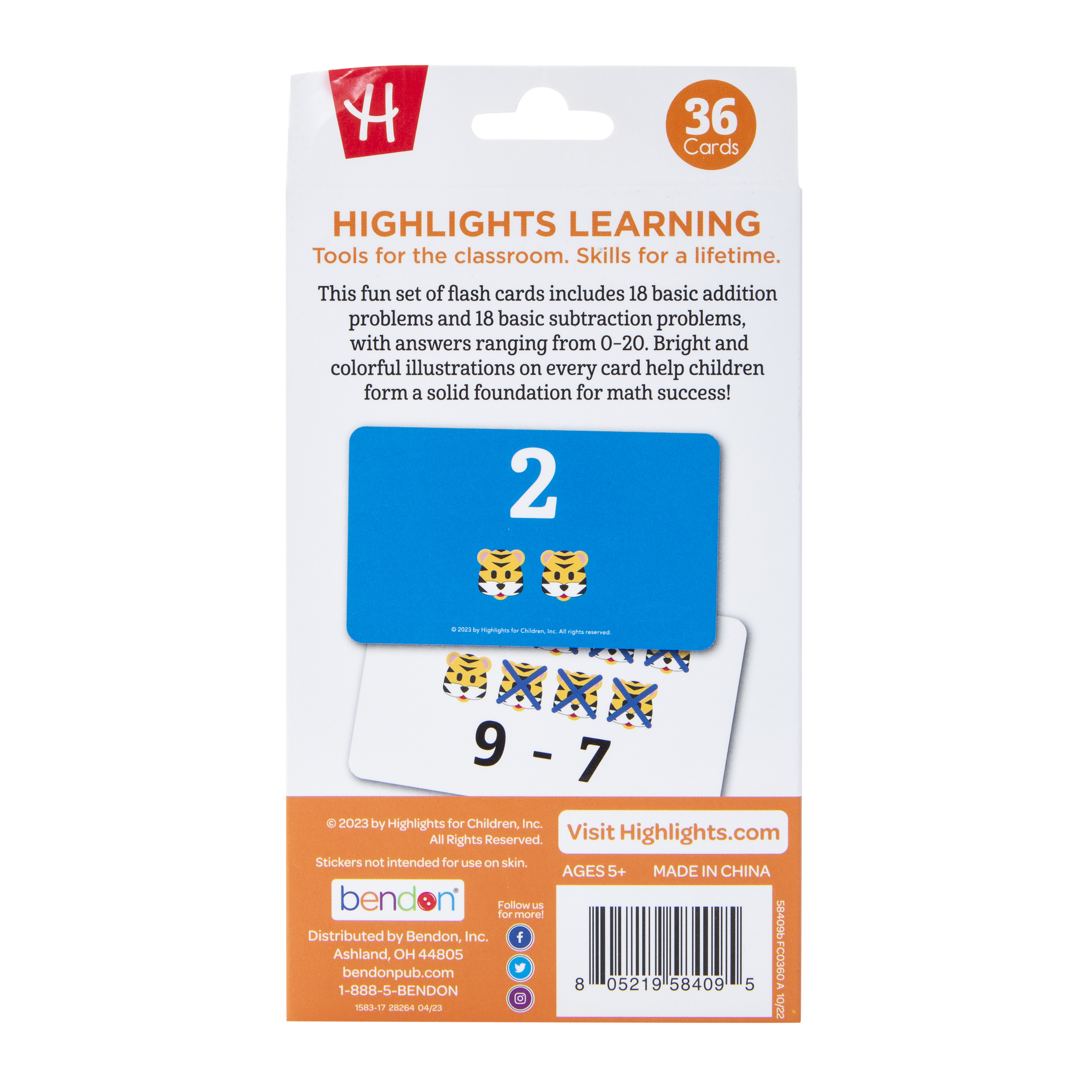 Highlights® Pre-K & Kindergarten Flash Cards 36-Count