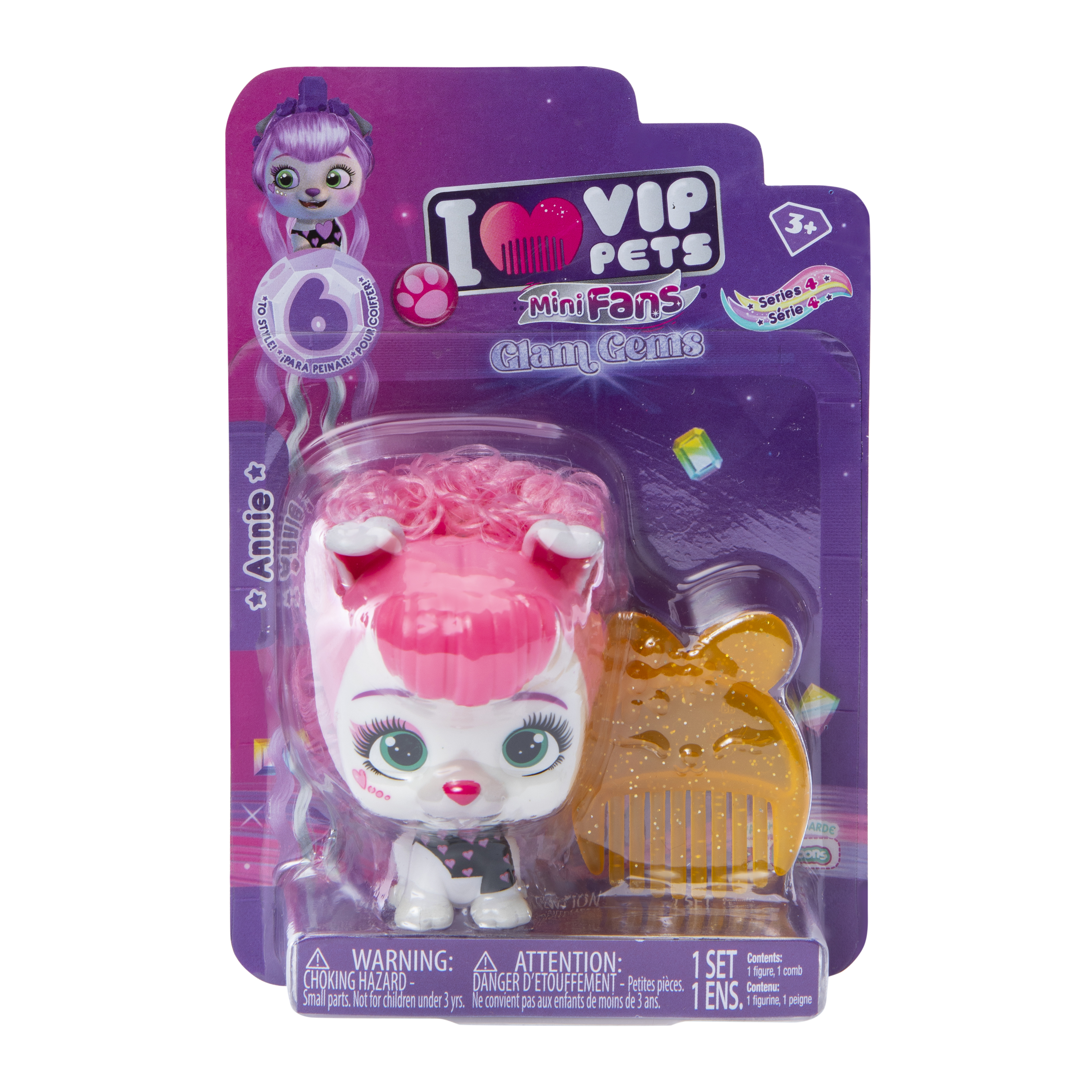 Vip Pets™ Mini Fans Glam Gems Series 4 Doll