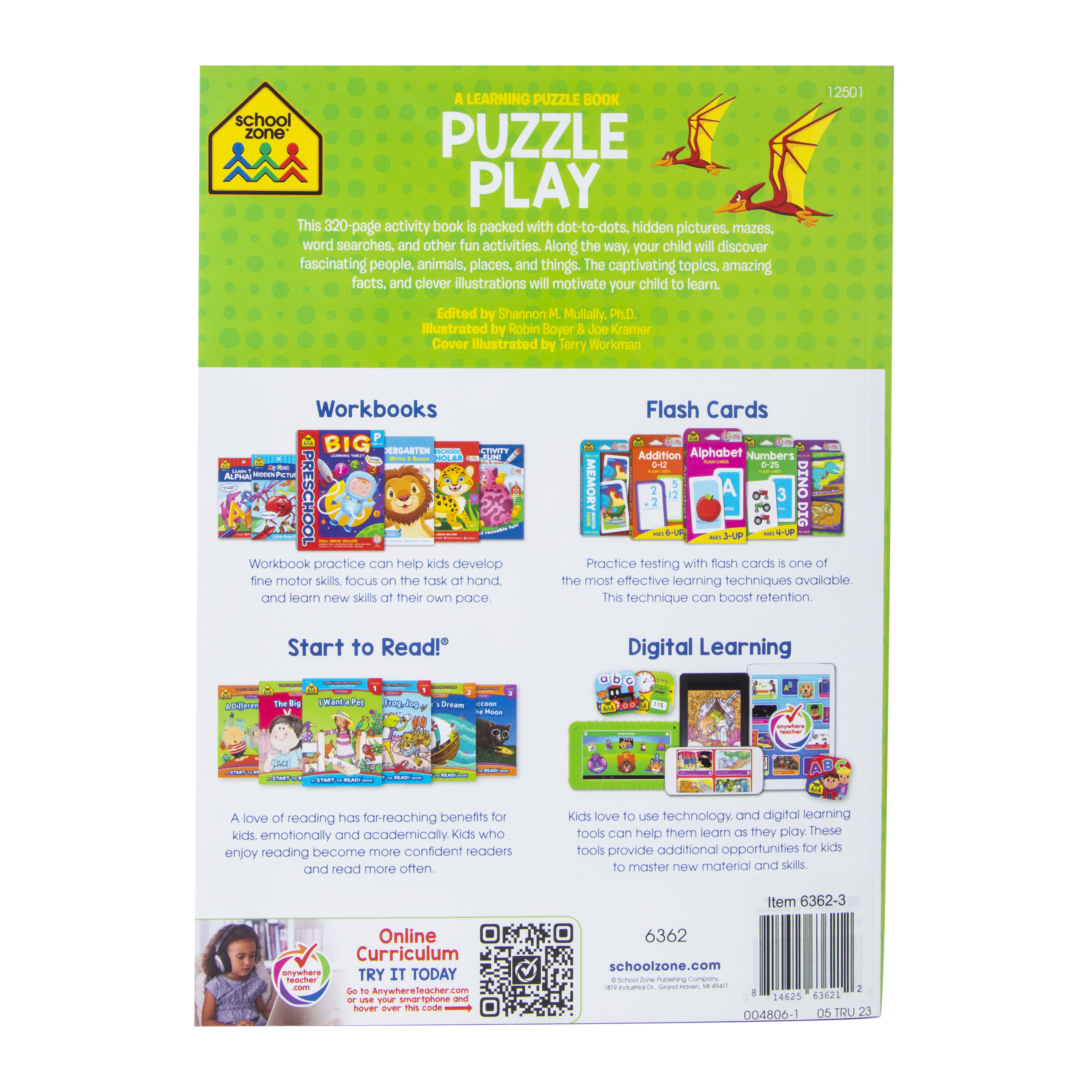 School Zone® Puzzle Play: A Learning Puzzle Book
