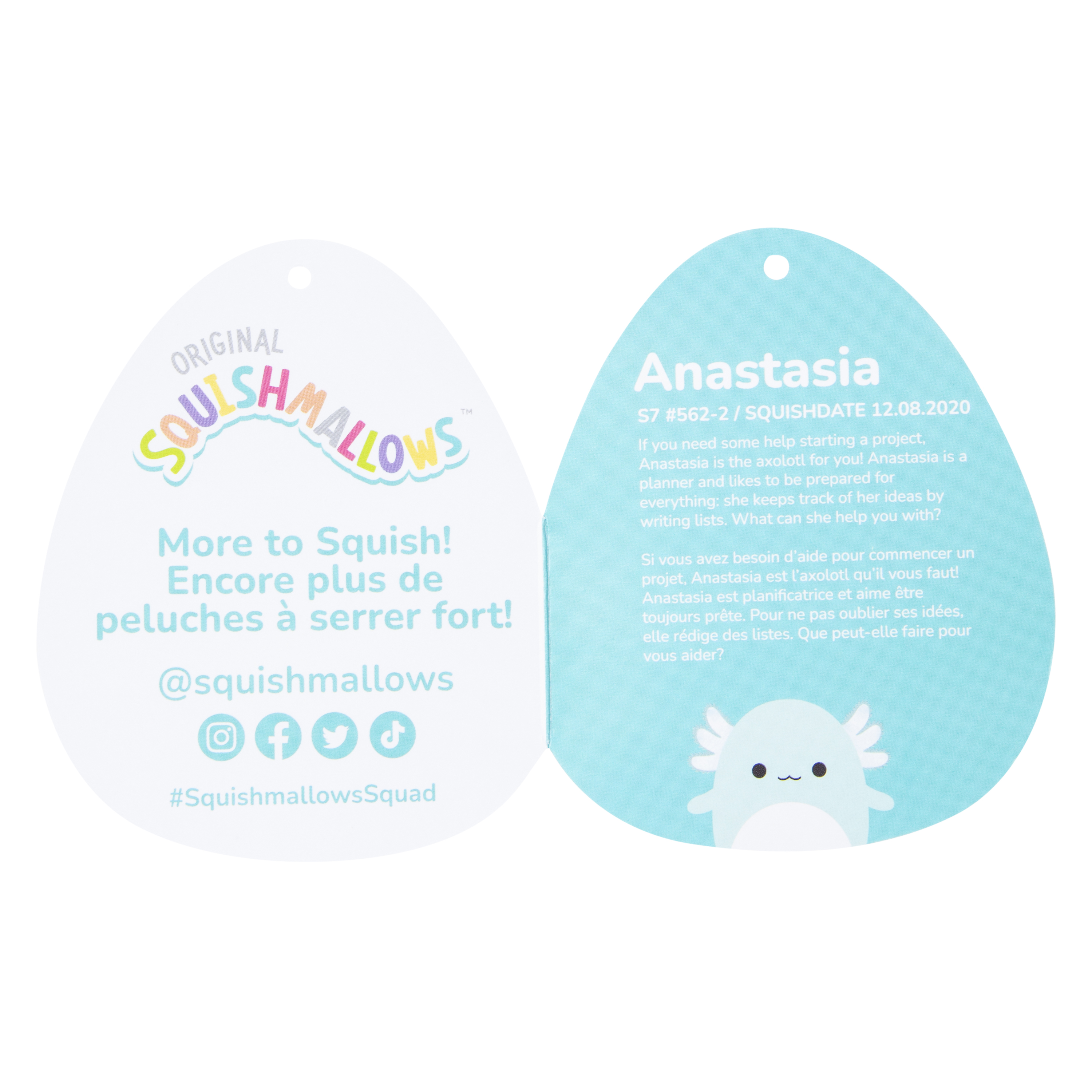 Squishmallows™ Sea Life Squad 7.5in