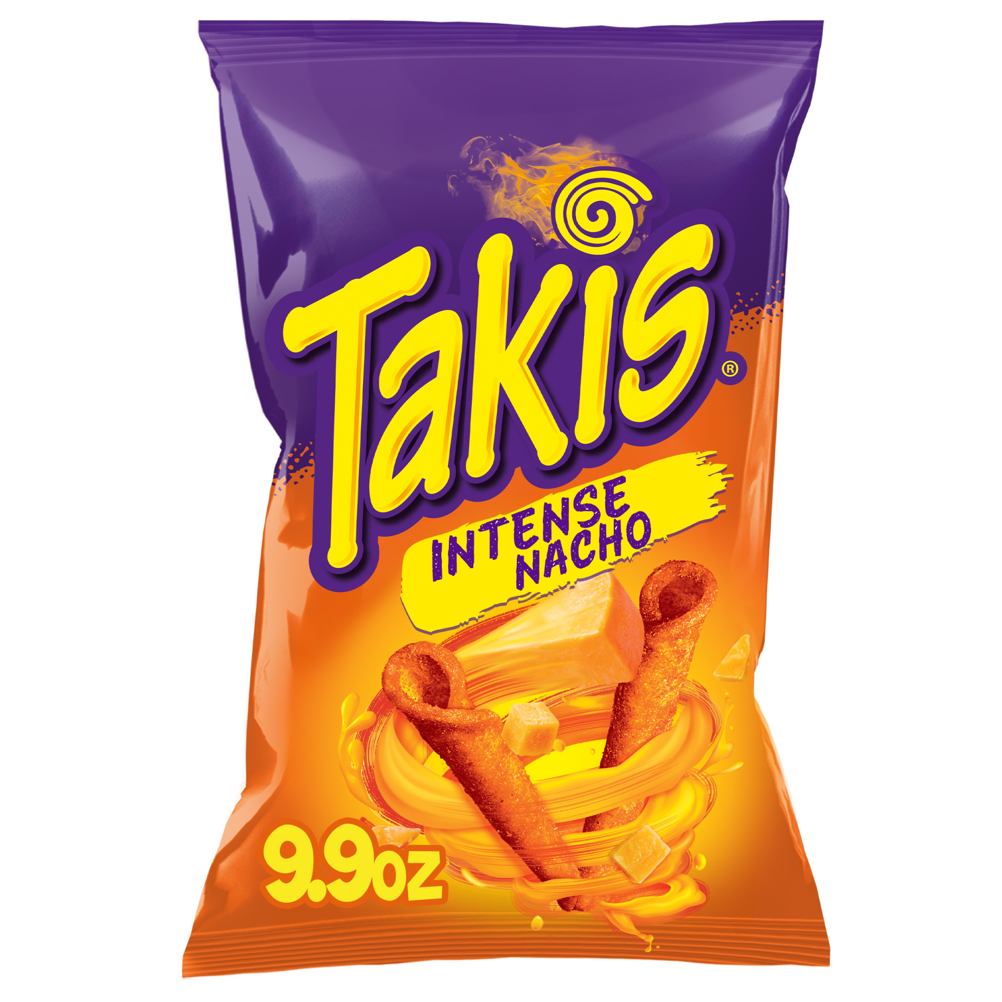 Takis Rolls intense Nacho, Nacho Cheese Flavored Rolled Tortilla Chips 9.9oz