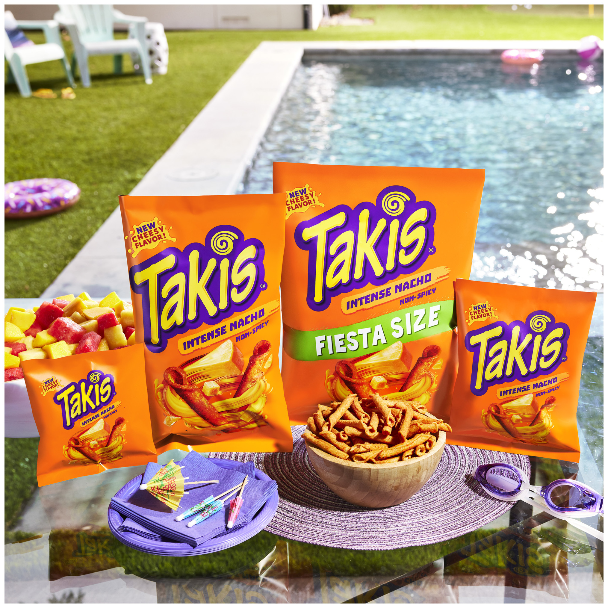 Takis Rolls intense Nacho, Nacho Cheese Flavored Rolled Tortilla Chips 9.9oz