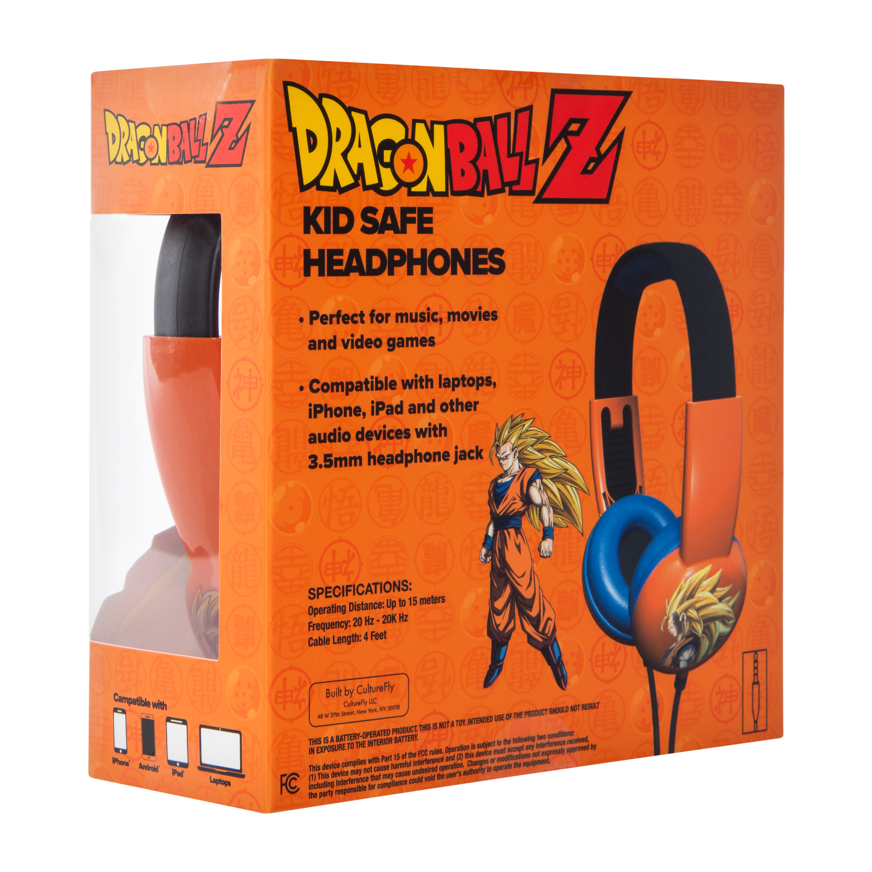 Dragon Ball Z Kid Safe Headphones