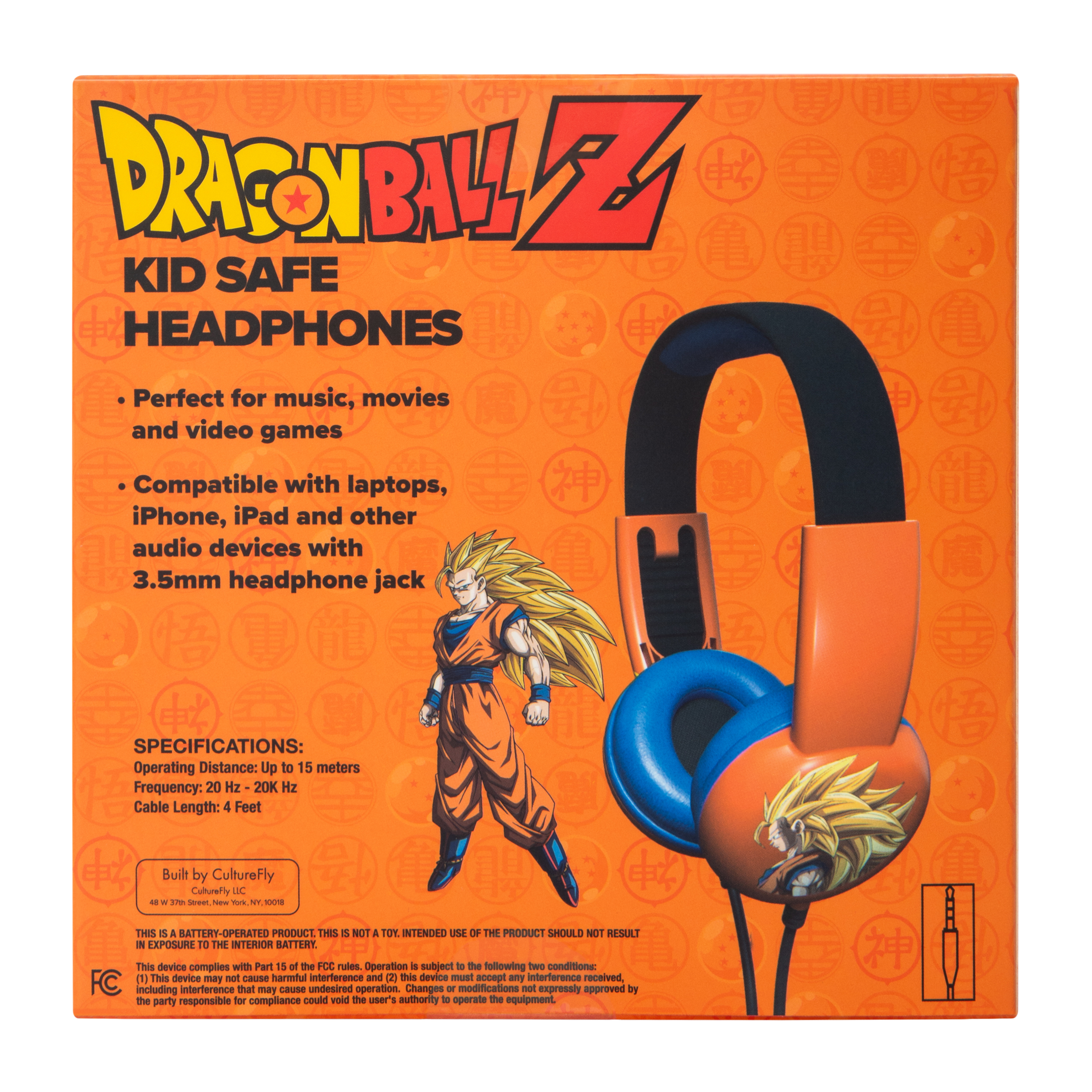 Dragon Ball Z Kid Safe Headphones