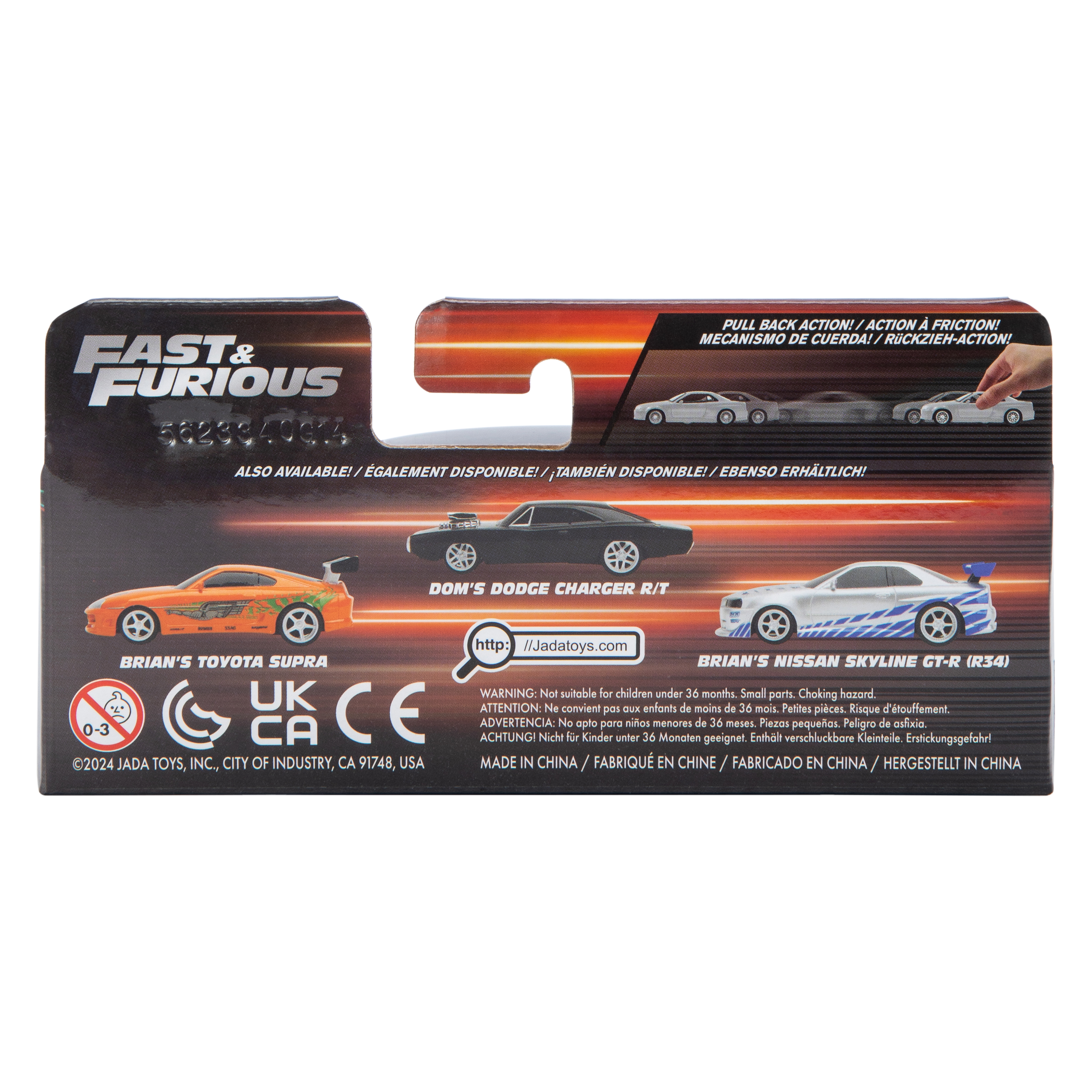 Fast & Furious Pull-Back Car