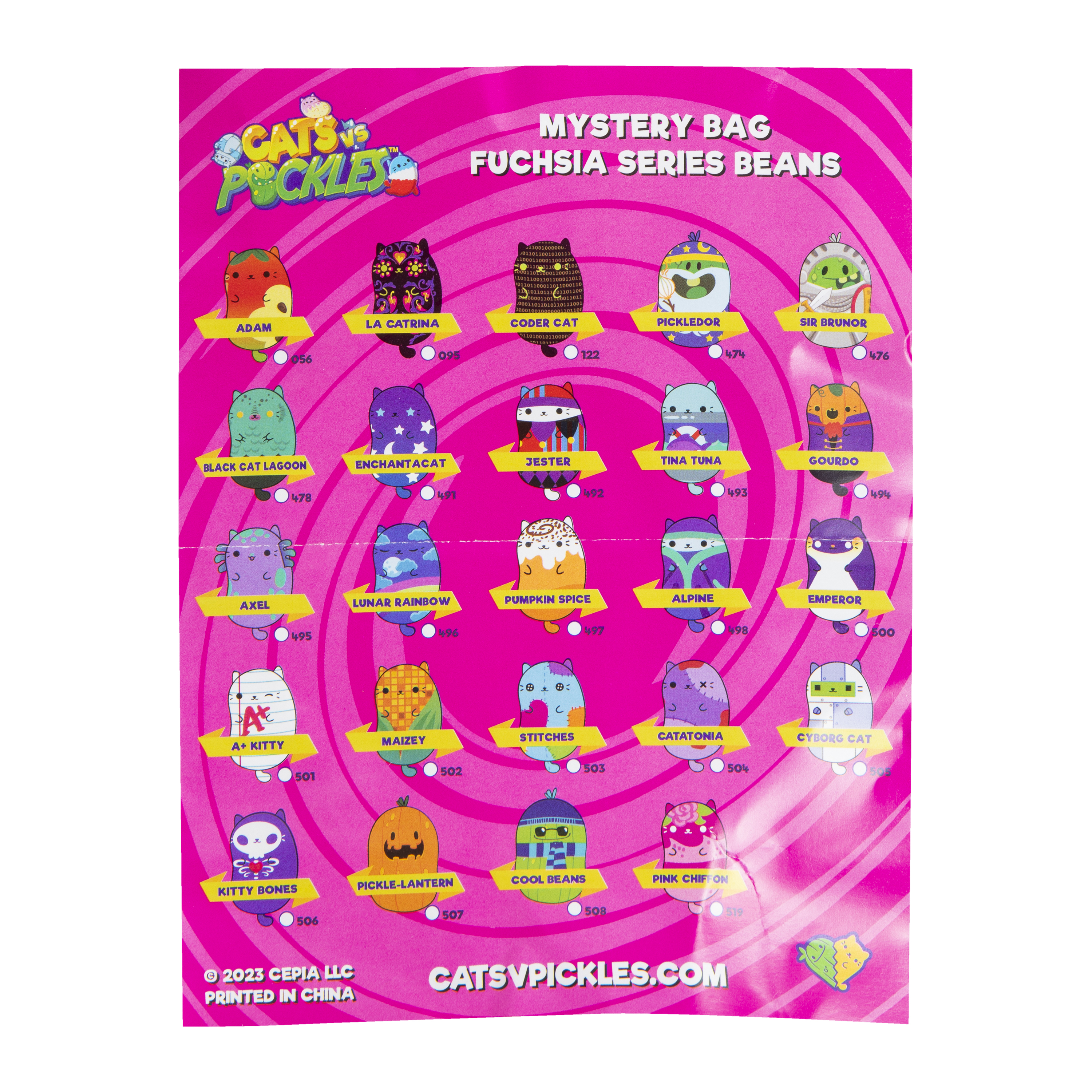 Cats Vs. Pickles Fuschia Wave Blind Bag