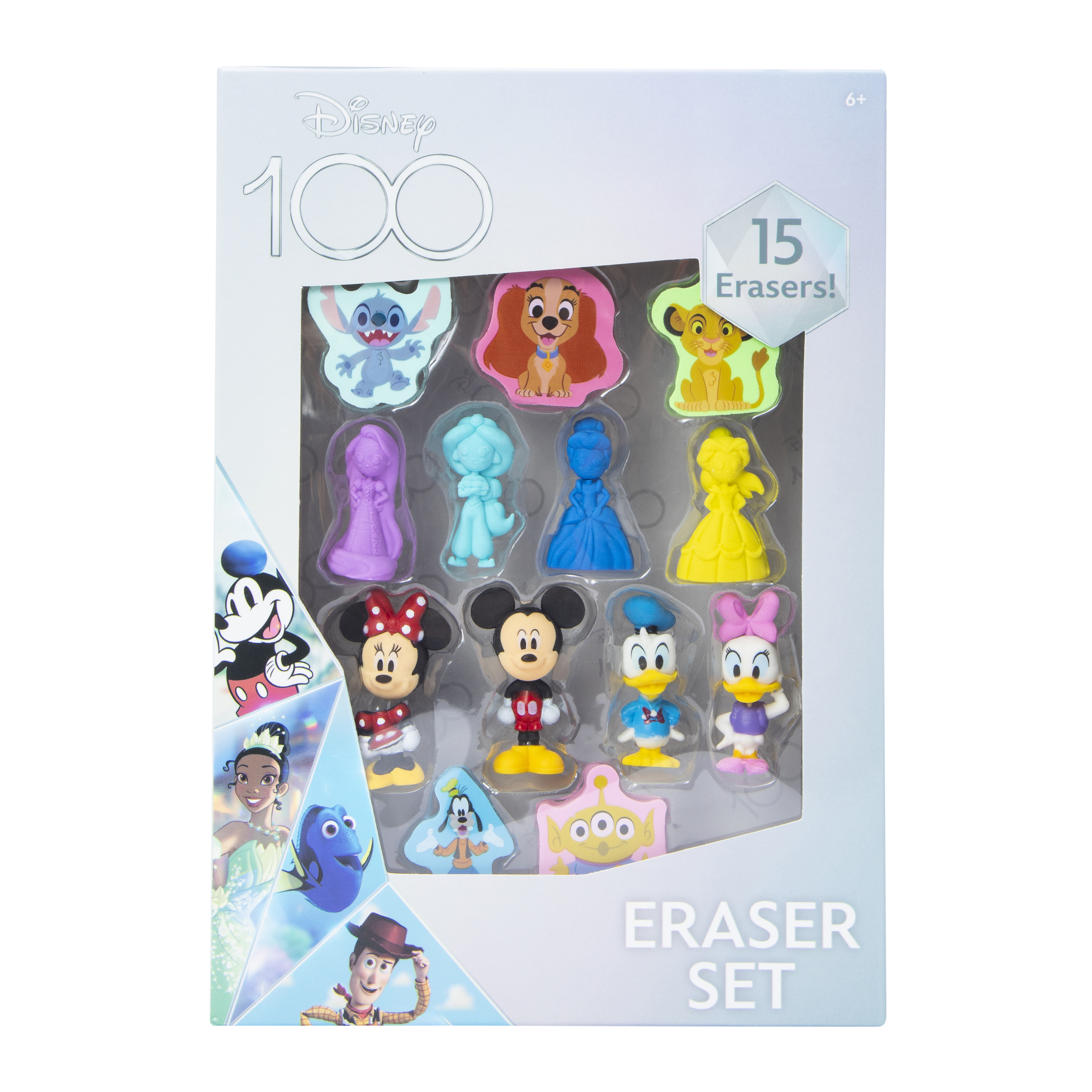 Disney 100 Eraser Set 15-Count