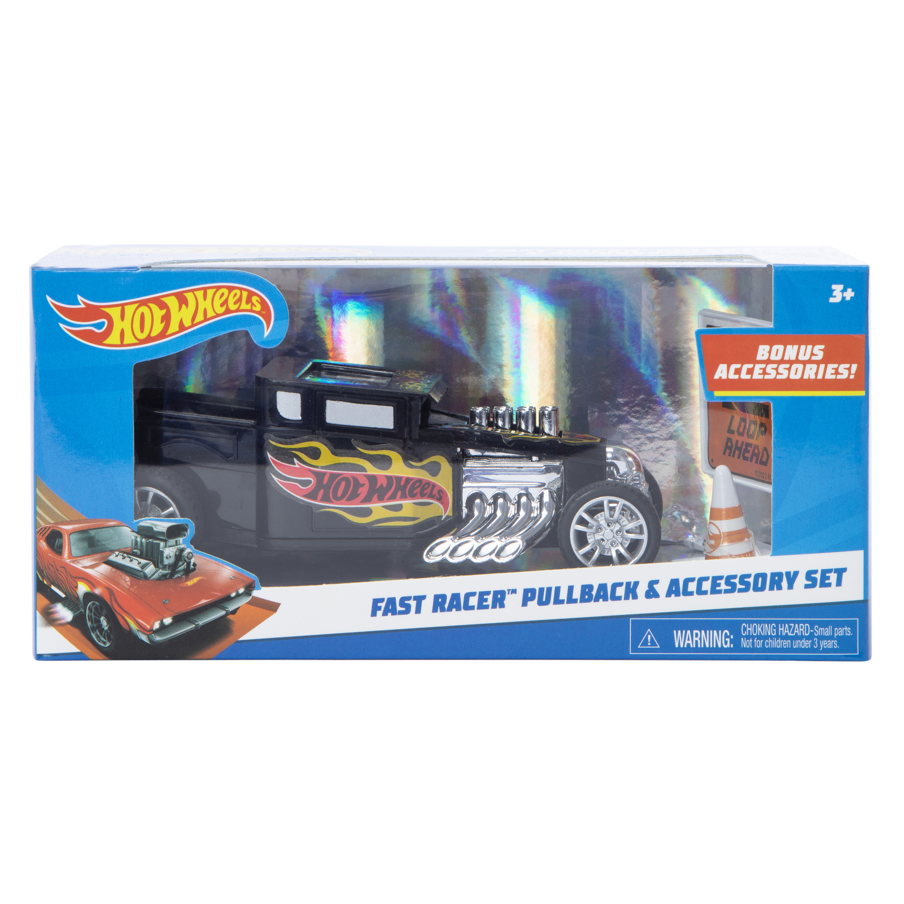 Hot Wheels® Fast Racer™ Pullback & Accessory Kit