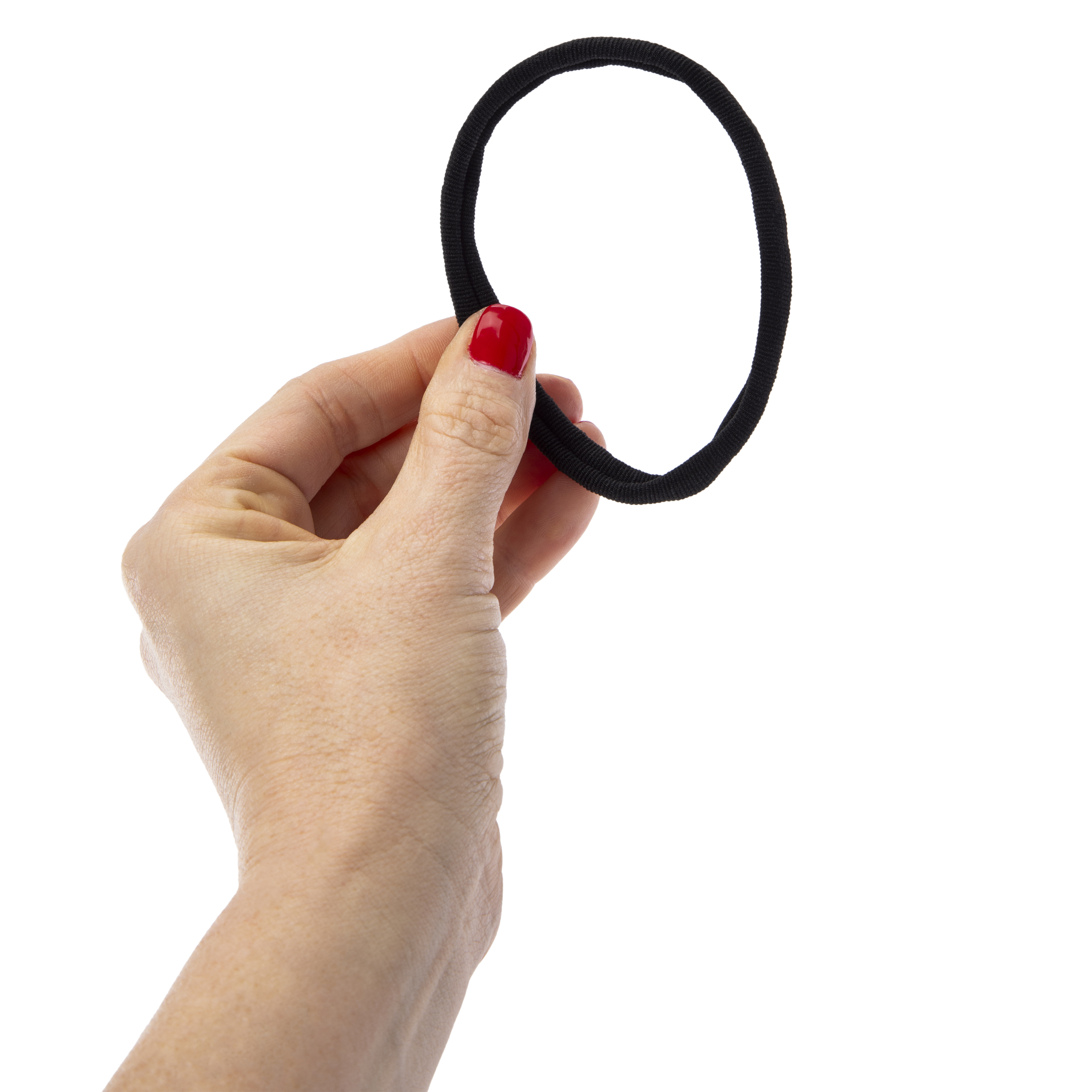 Extra Large Black Hair Elastics 6-Pack