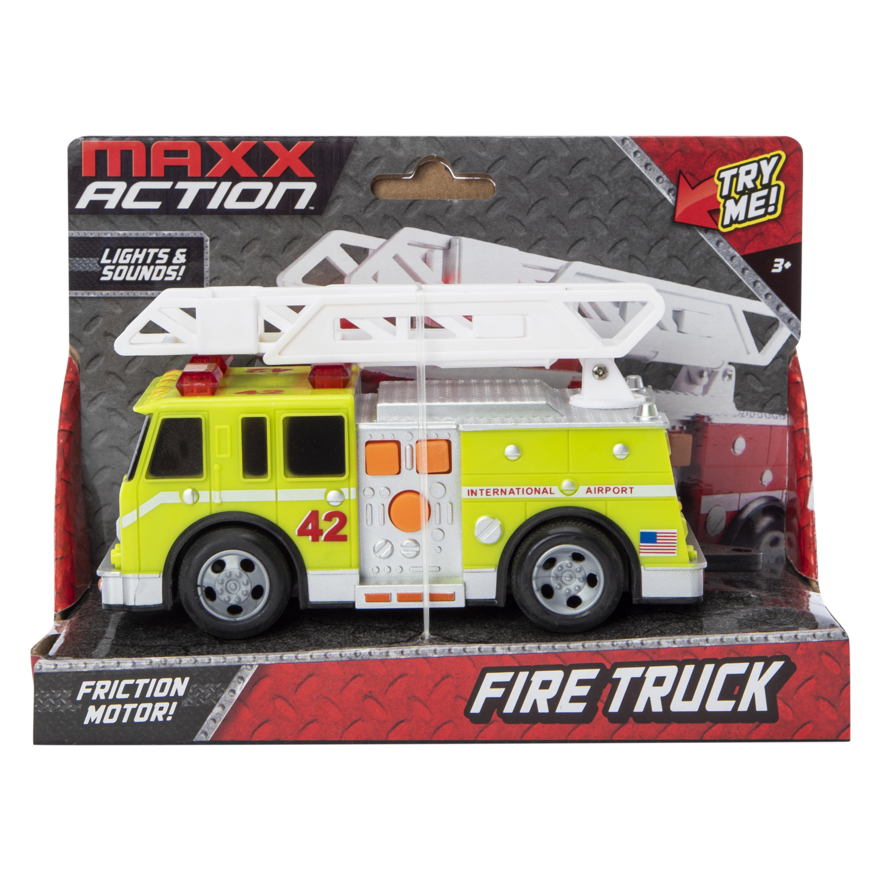 Fire Truck Friction Vehicle