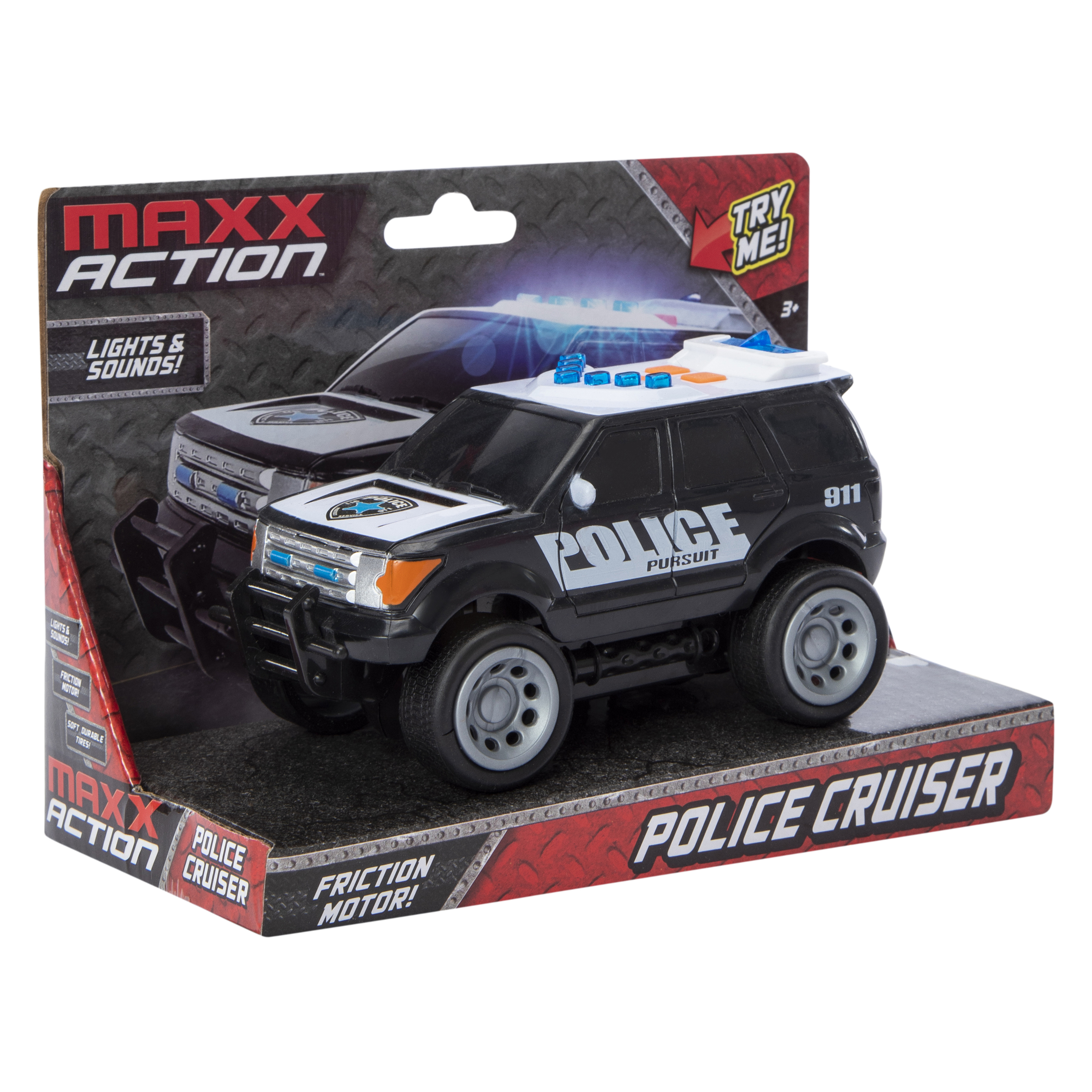 Police Car Friction Vehicle
