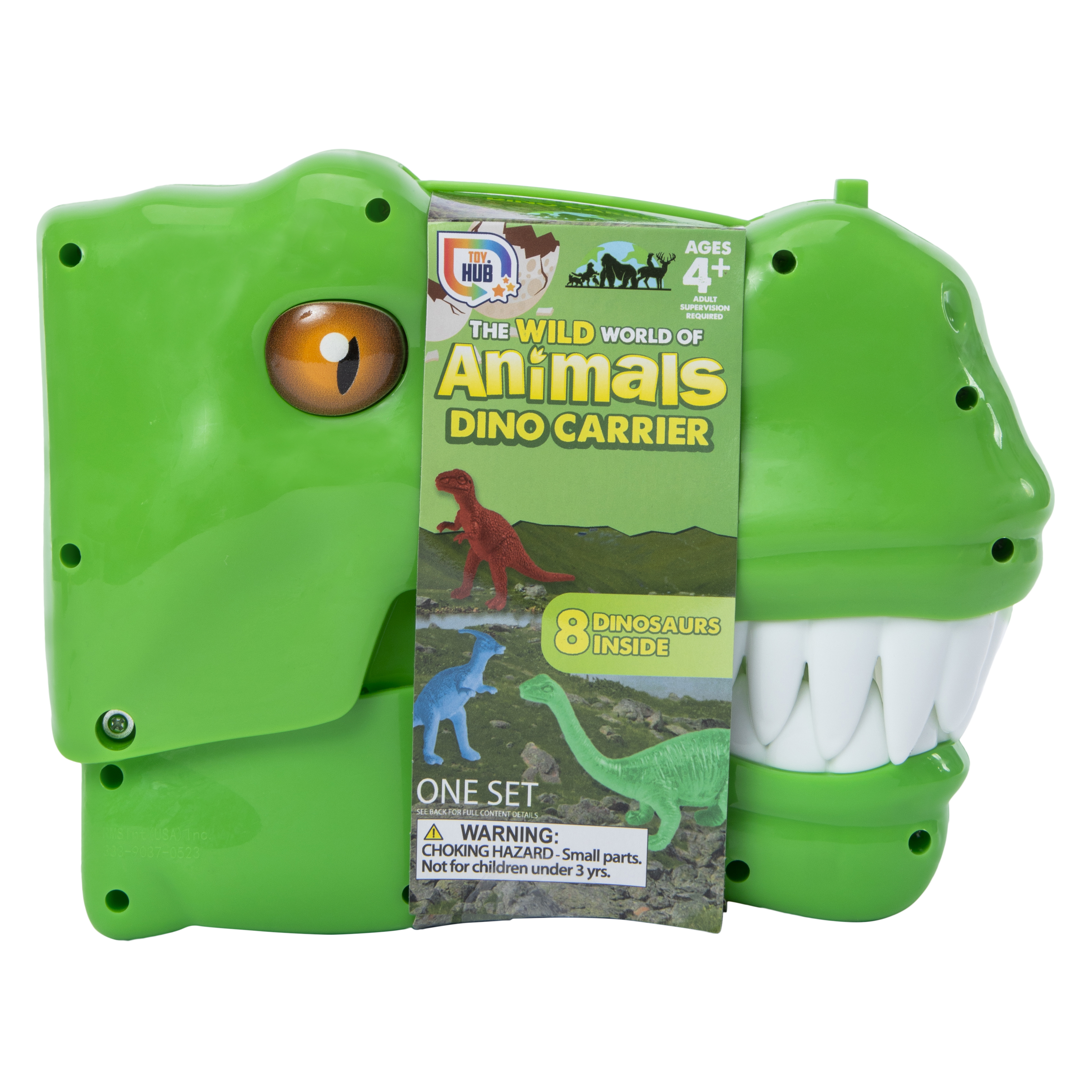 The Wild World Of Animals Carrier & Toy Figures Set
