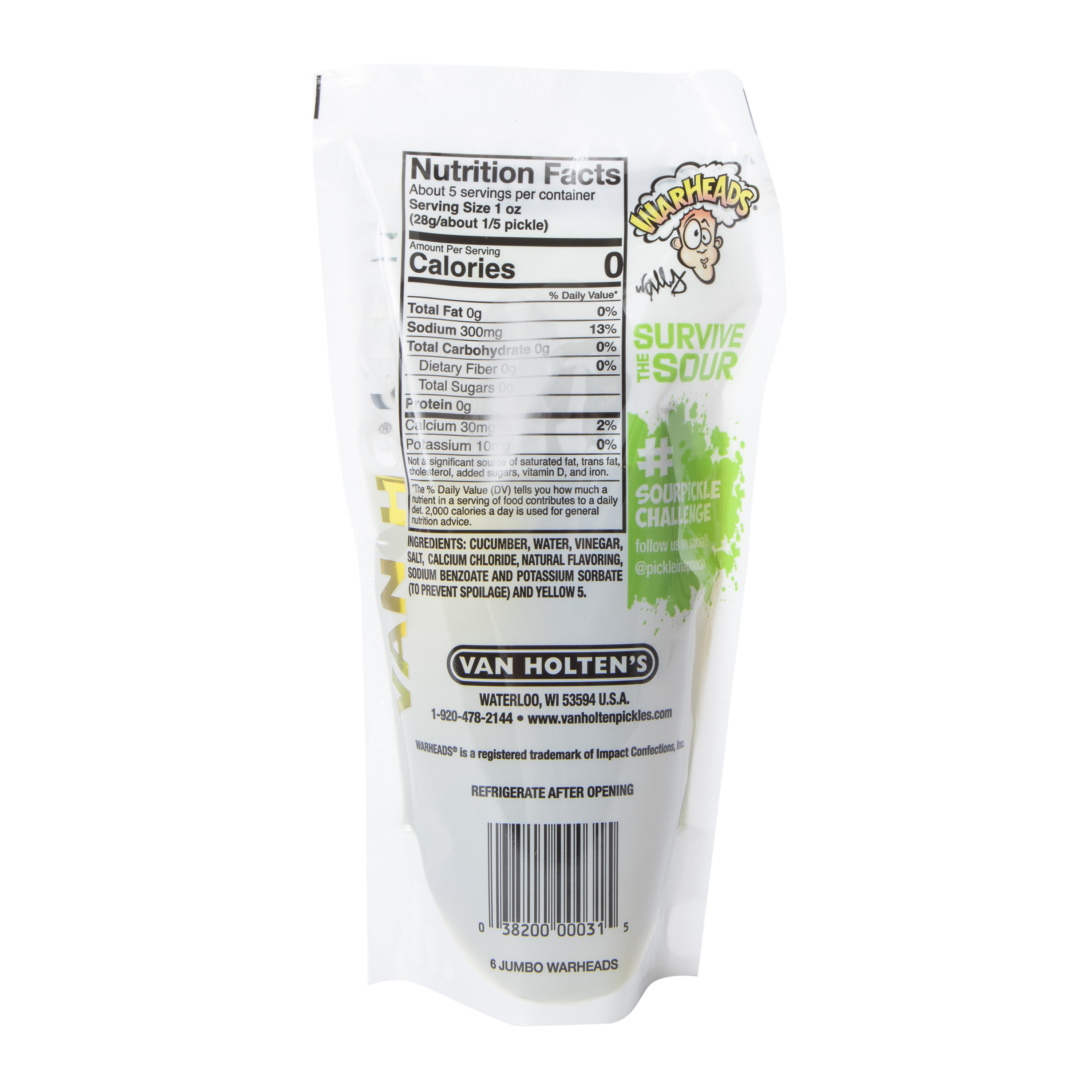 Van Holten’S™ Warheads® Sour Dill Pickle