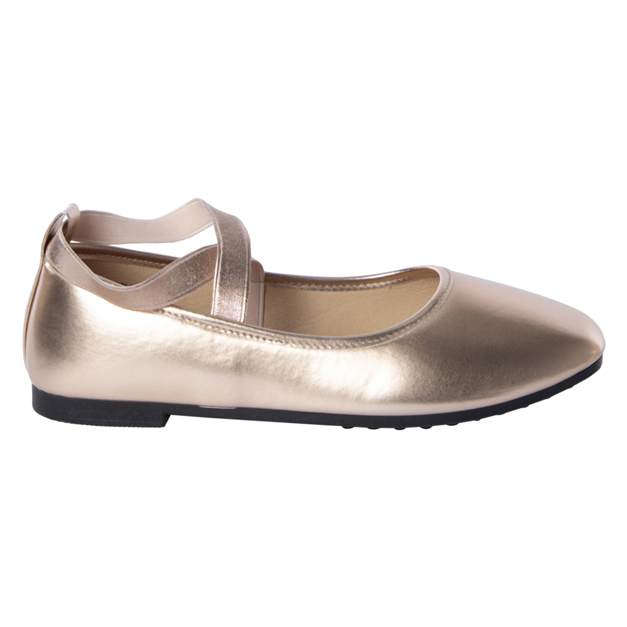 Ladies Metallic Ballet Flats