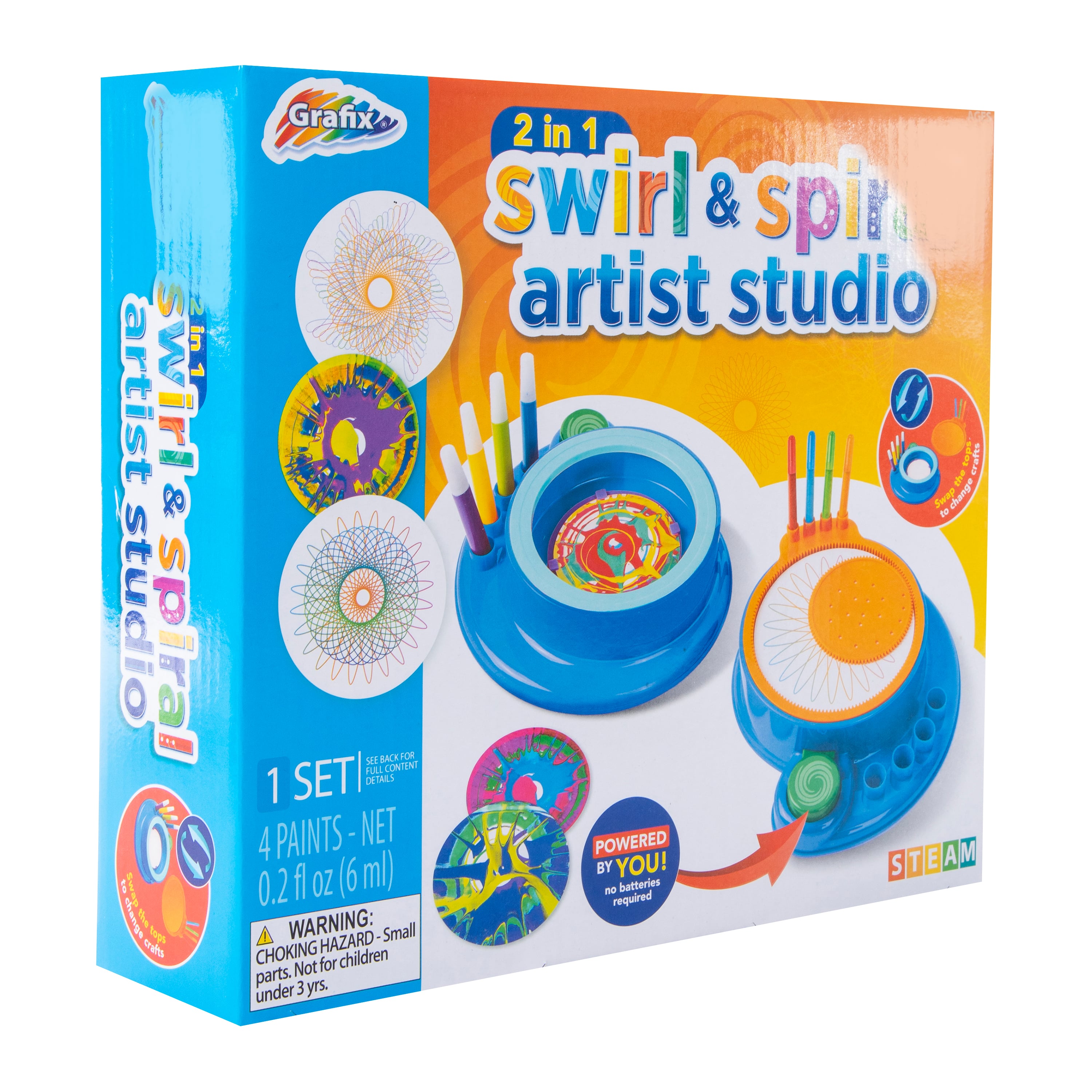 2-In-1 Swirl & Spiral Paint Set