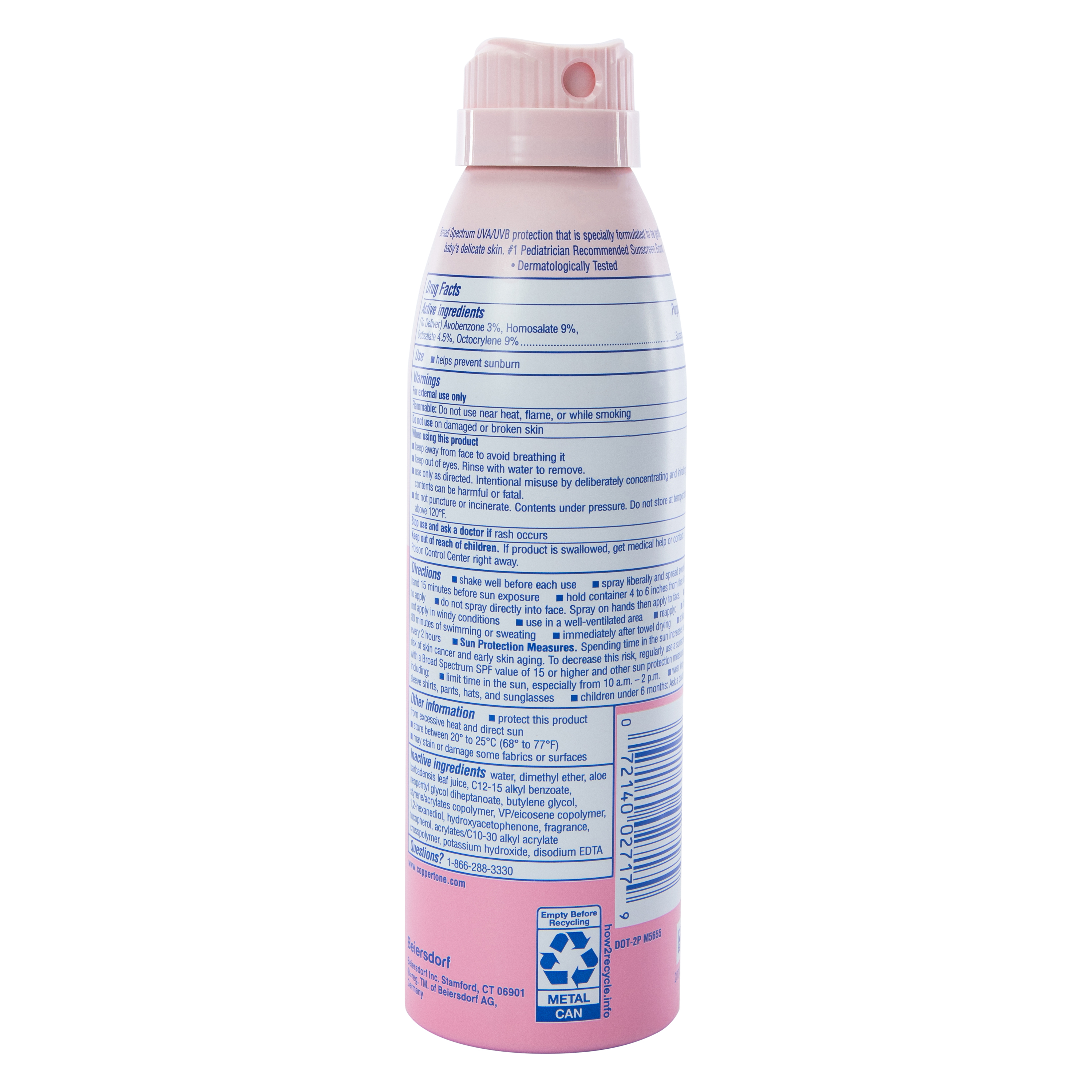 Coppertone® SPF 50 Water Babies Sunscreen Lotion Spray 6oz