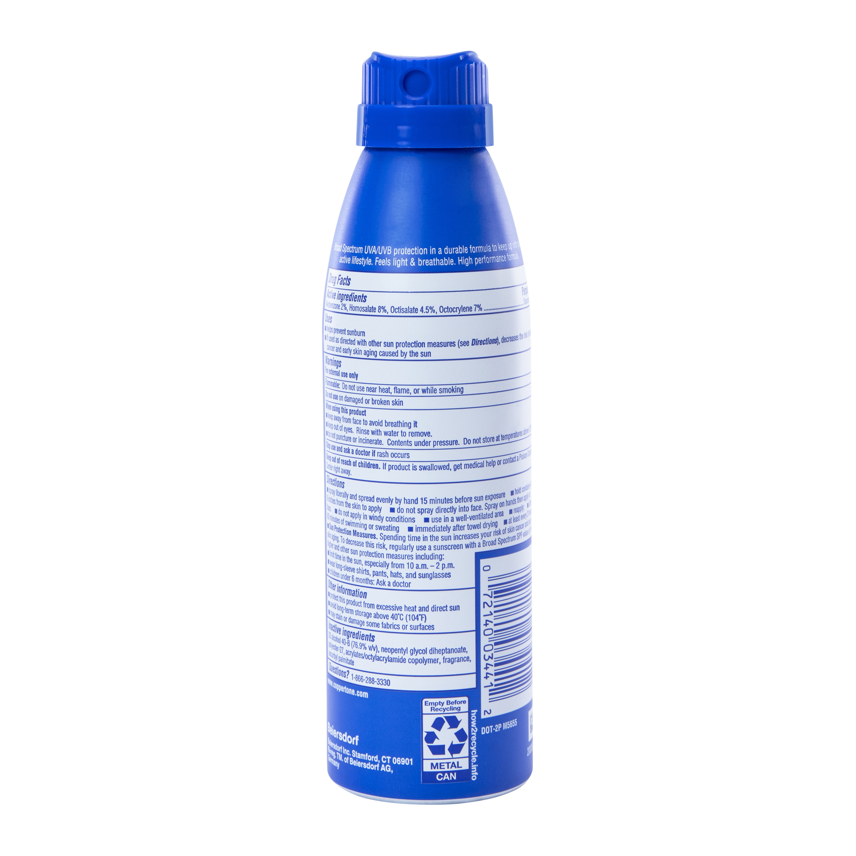 Coppertone® Sport 4-in-1 Performance Spf 30 Sunscreen Spray 5.5oz