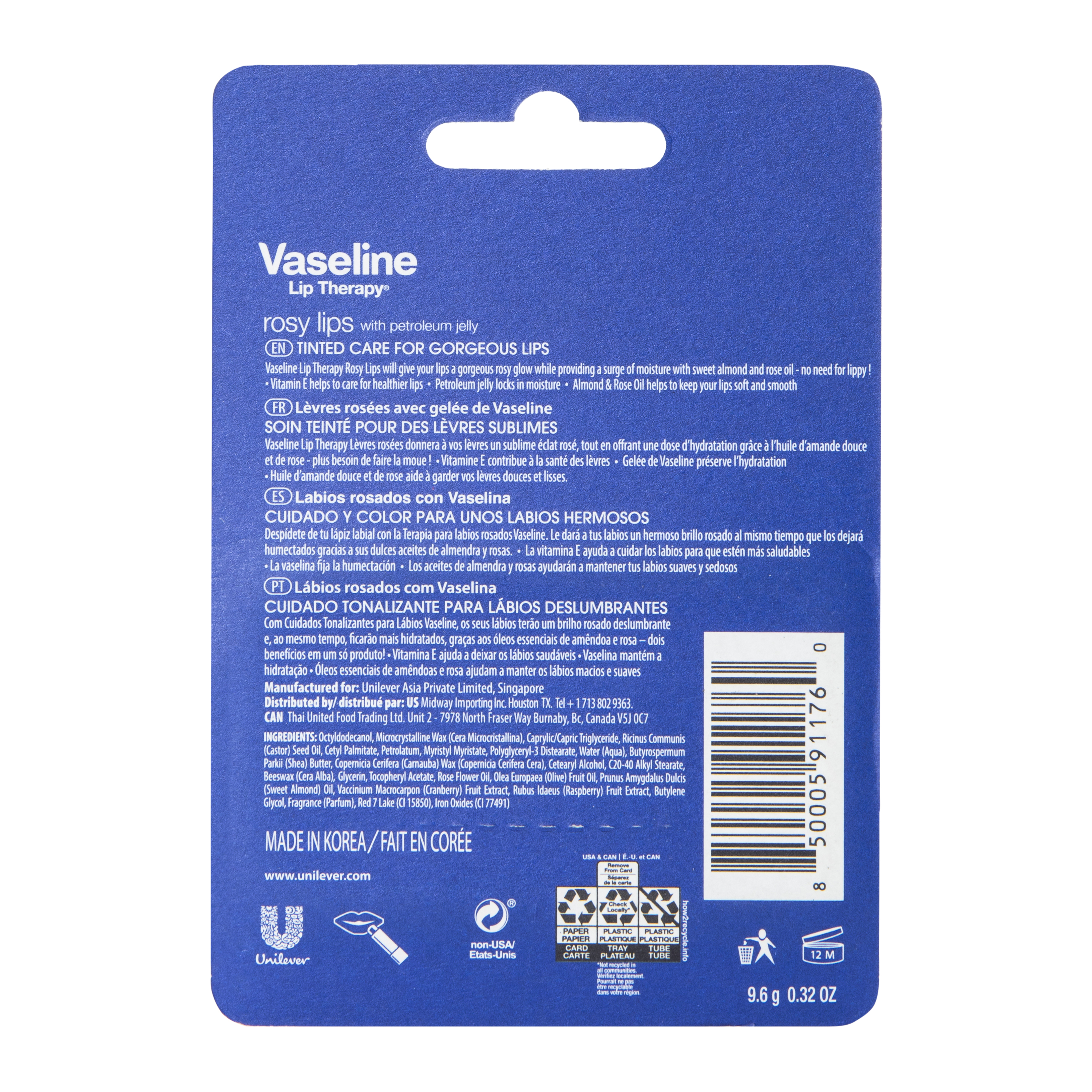 Vaseline® Rosy Lips Lip Therapy® Stick 2-Pack