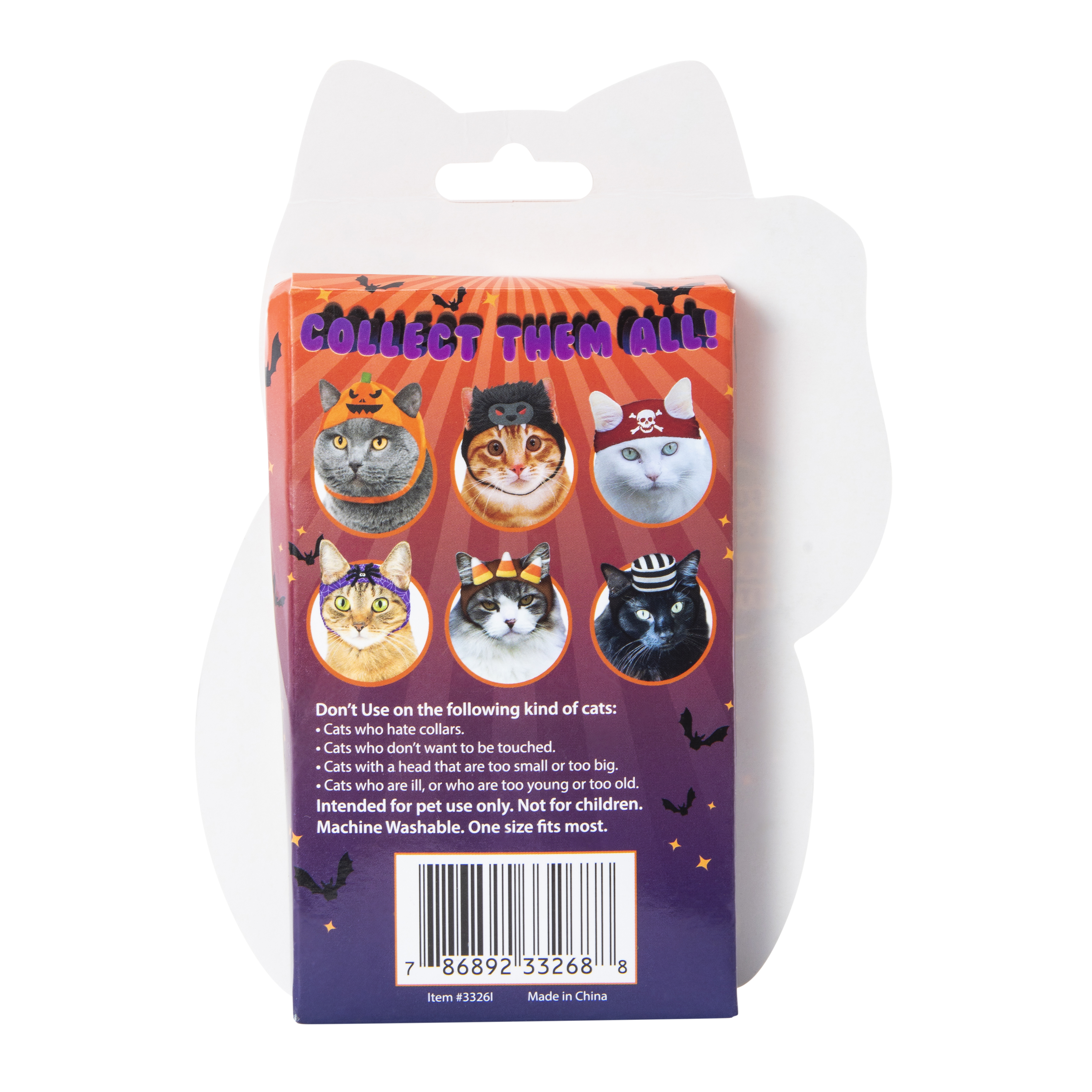 spooky cat hats