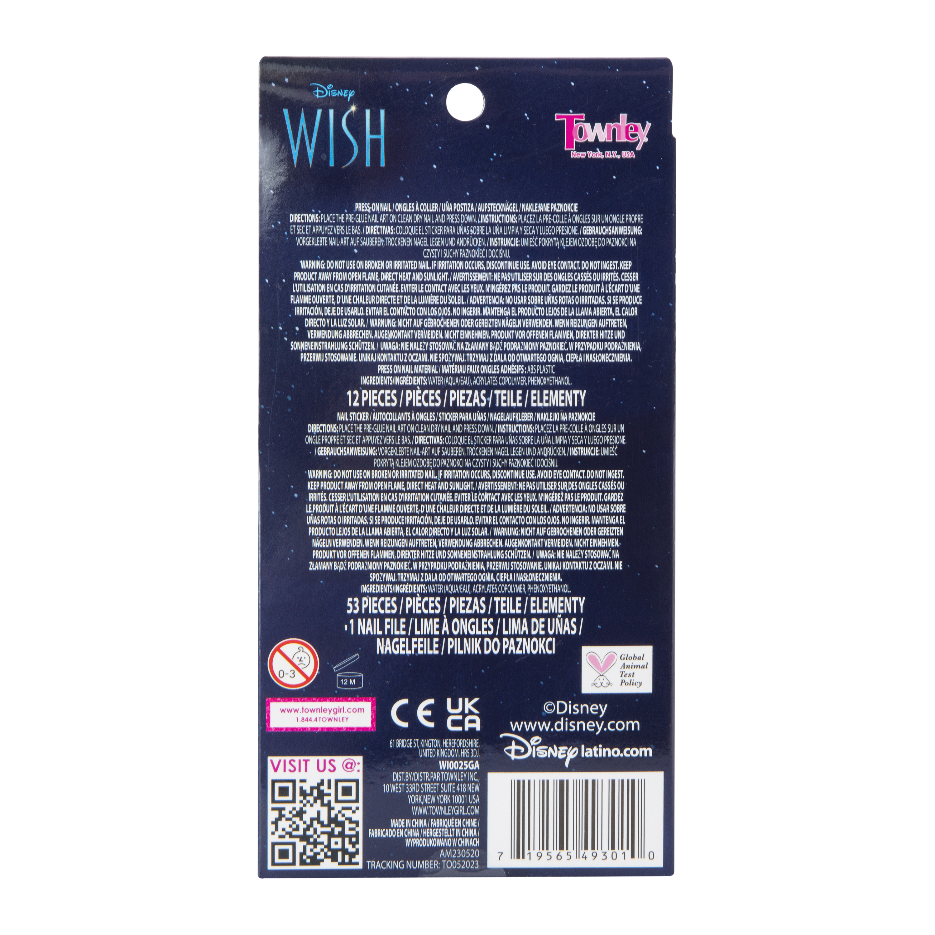 Disney Wish Nail 66-Piece Set