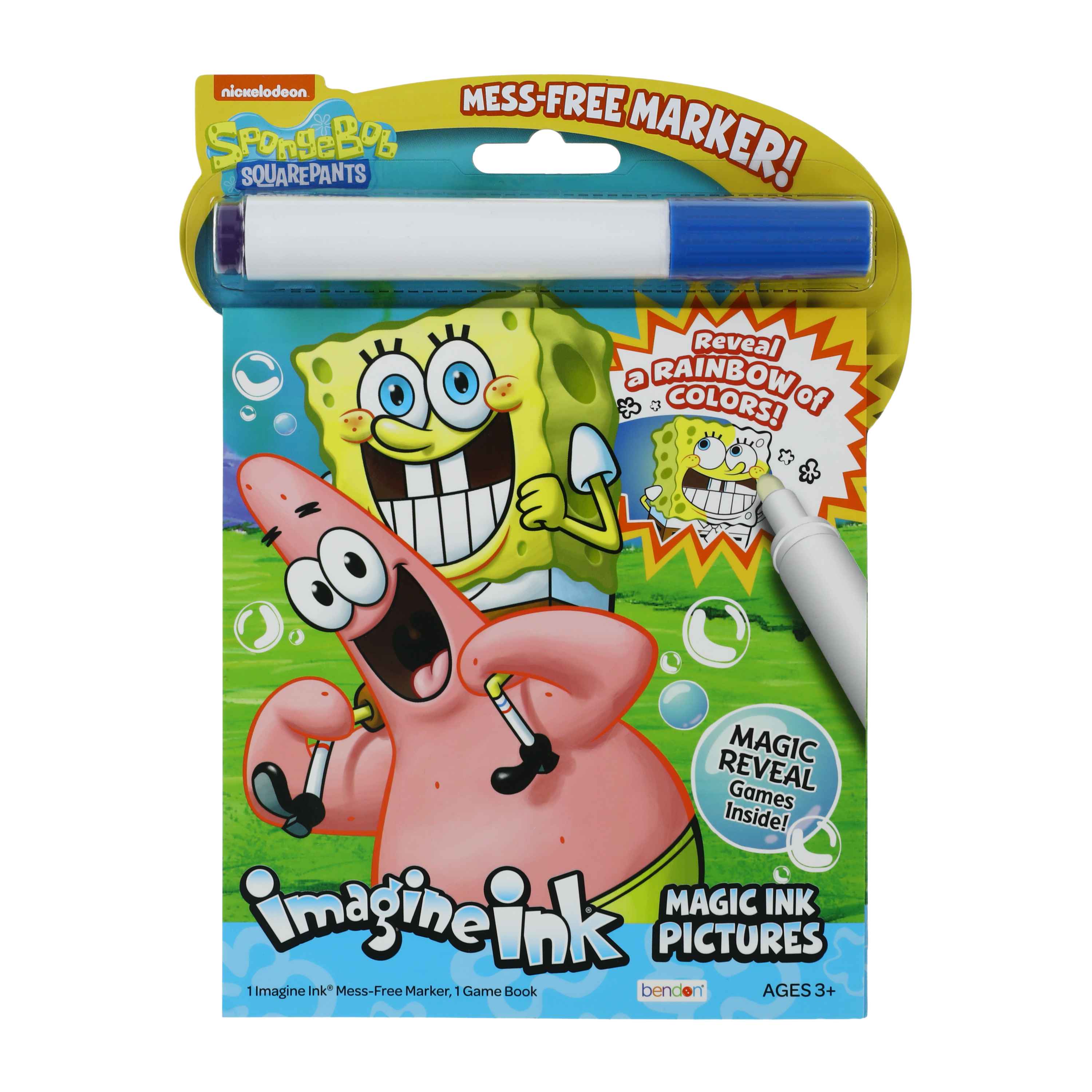Imagine ink® Magic ink Pictures Mess-Free Coloring Book - Spongebob Squarepants™
