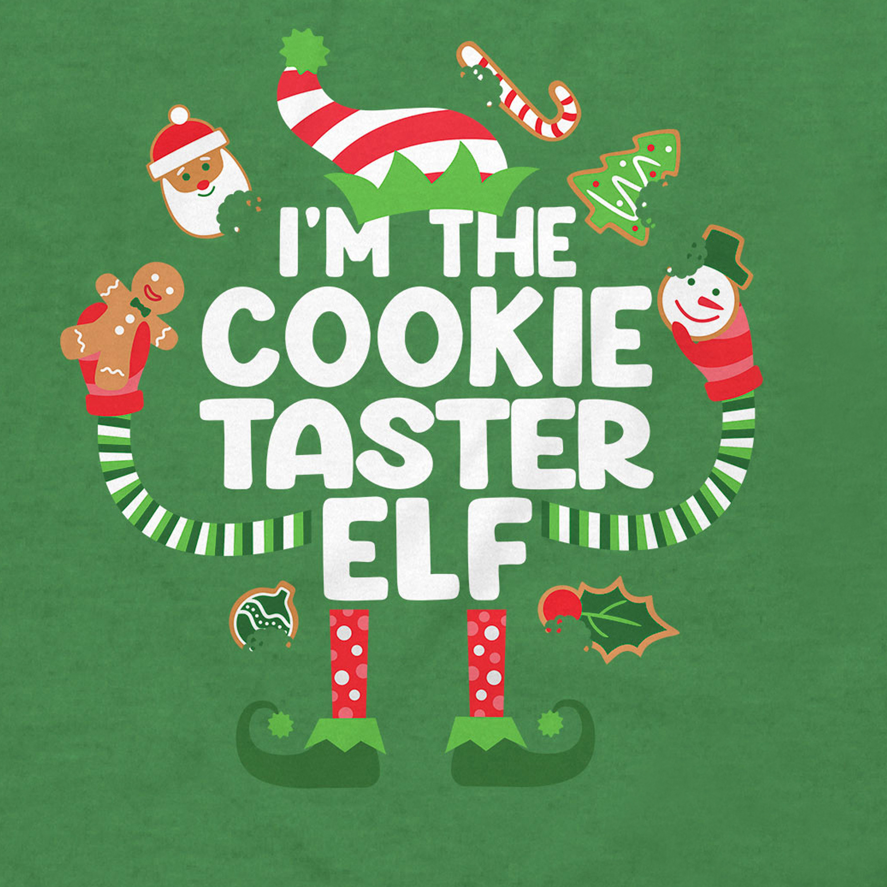 Cookie Elf Family Christmas Graphic Tee