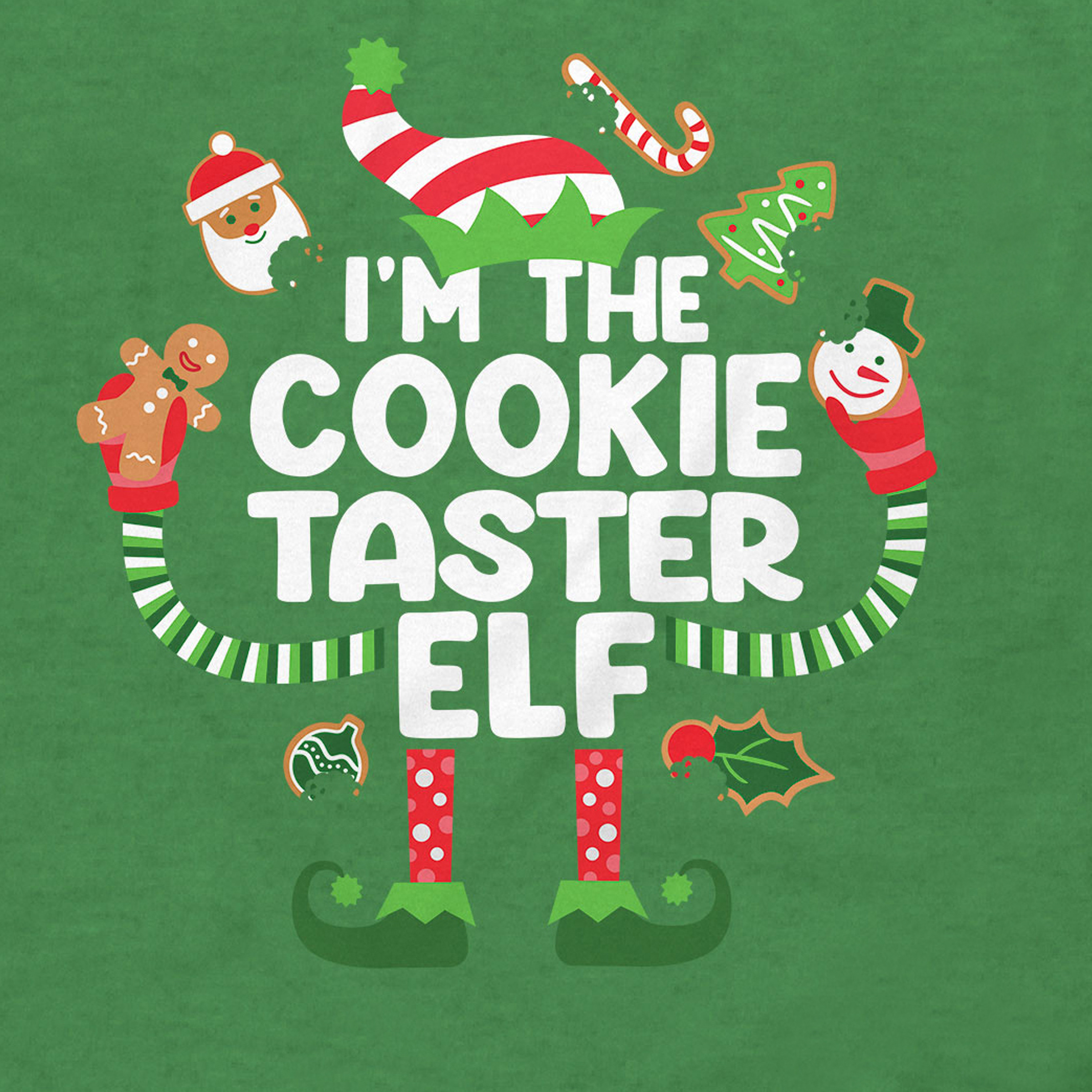 Cookie Elf Family Christmas Graphic Tee