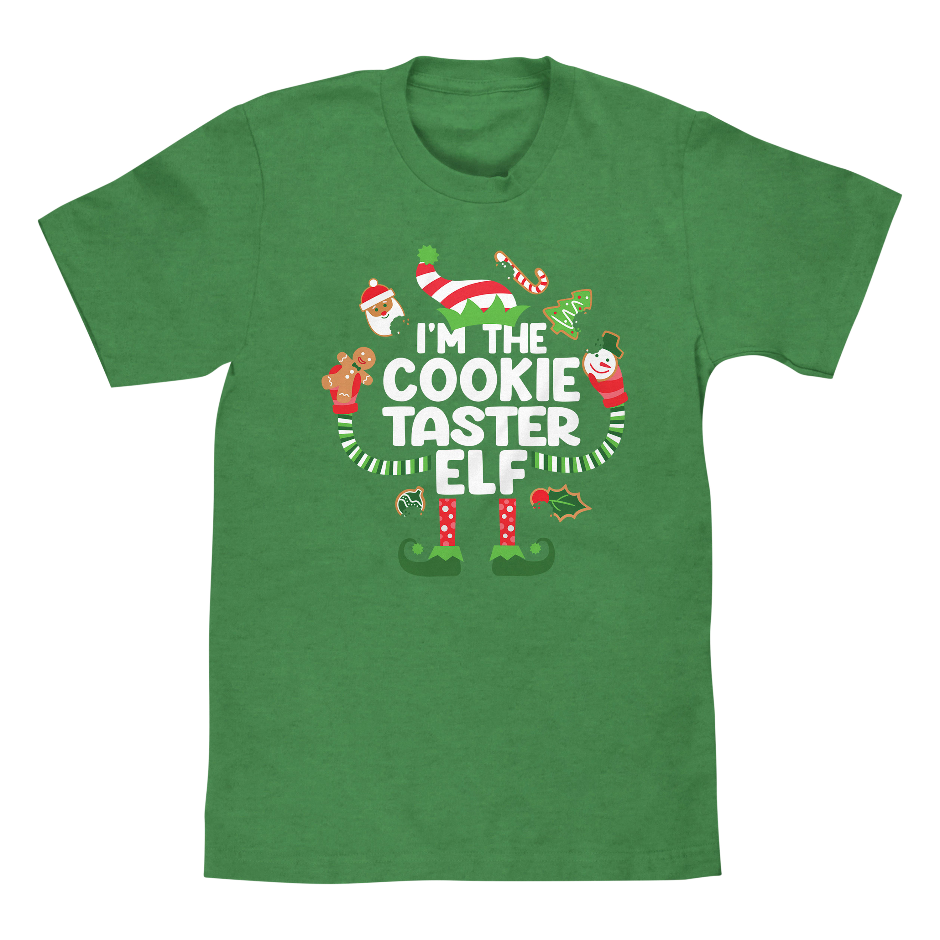 Cookie Elf Family Christmas Graphic Tee