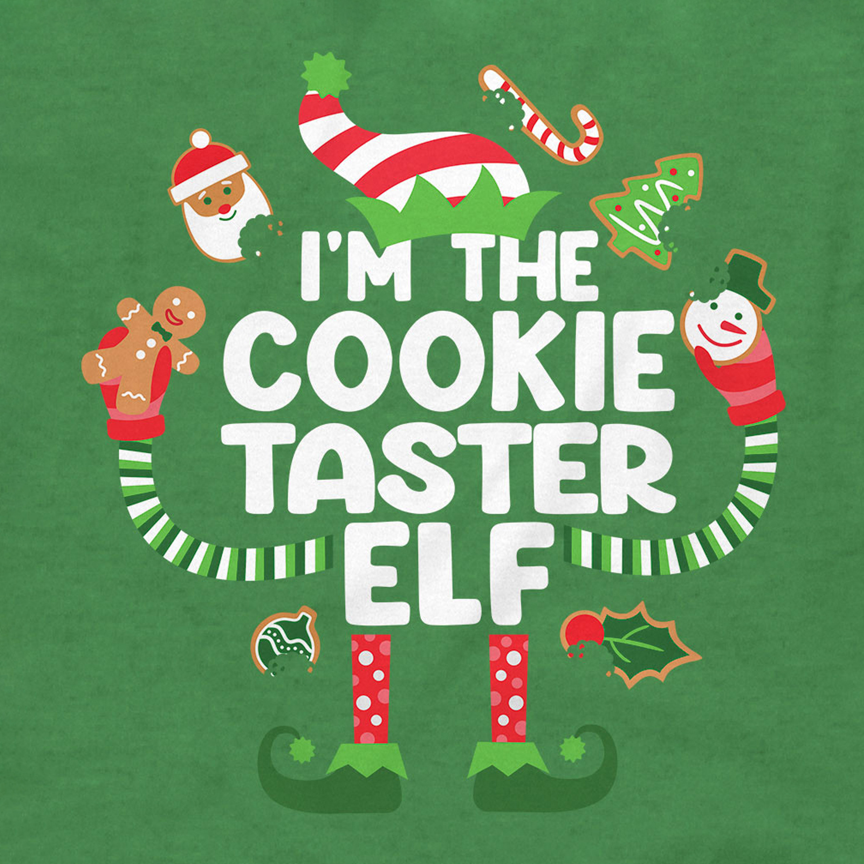 Cookie Elf Family Christmas Graphic Tee
